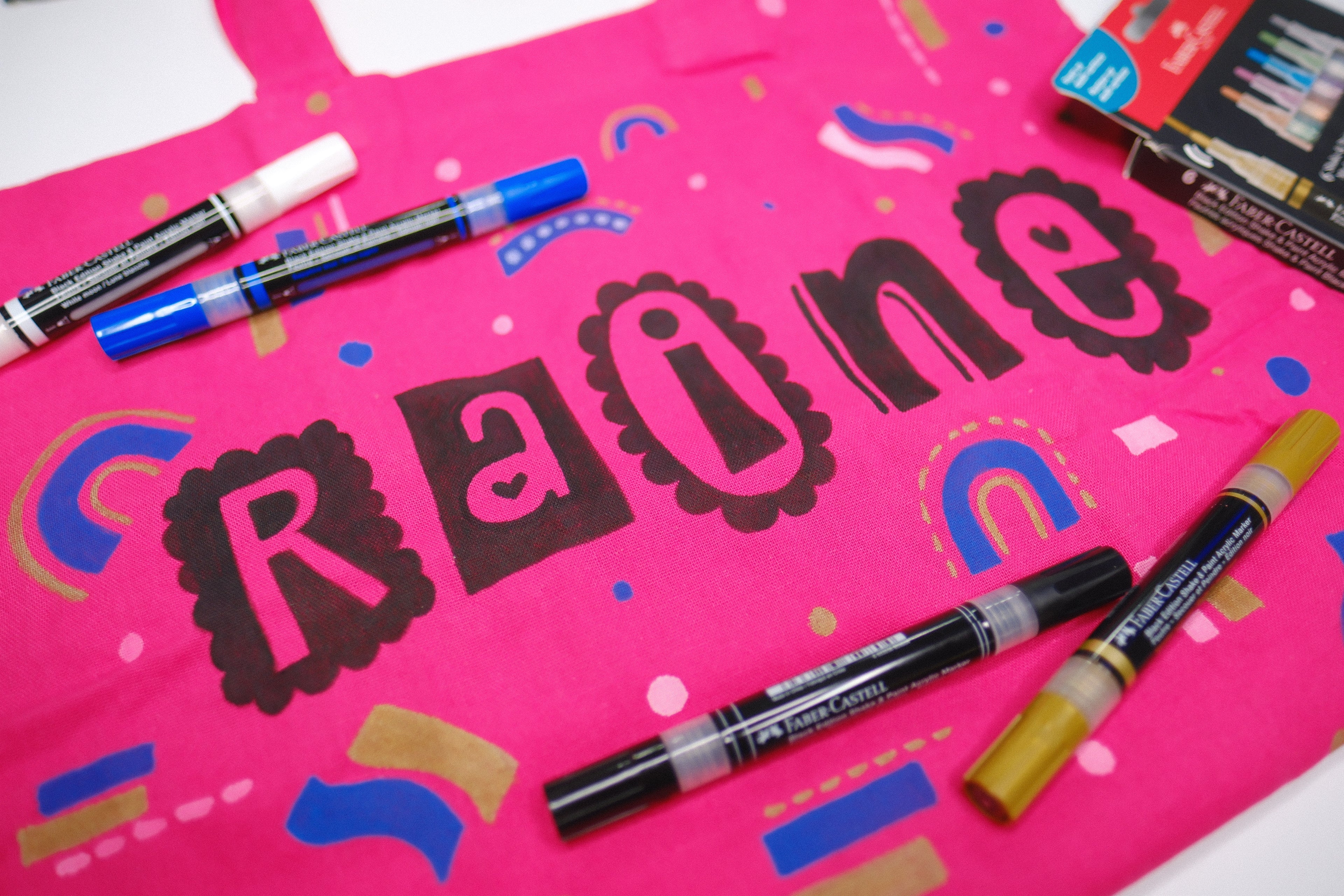 Bold & Playful: DIY Name Art with Shake & Paint Markers
