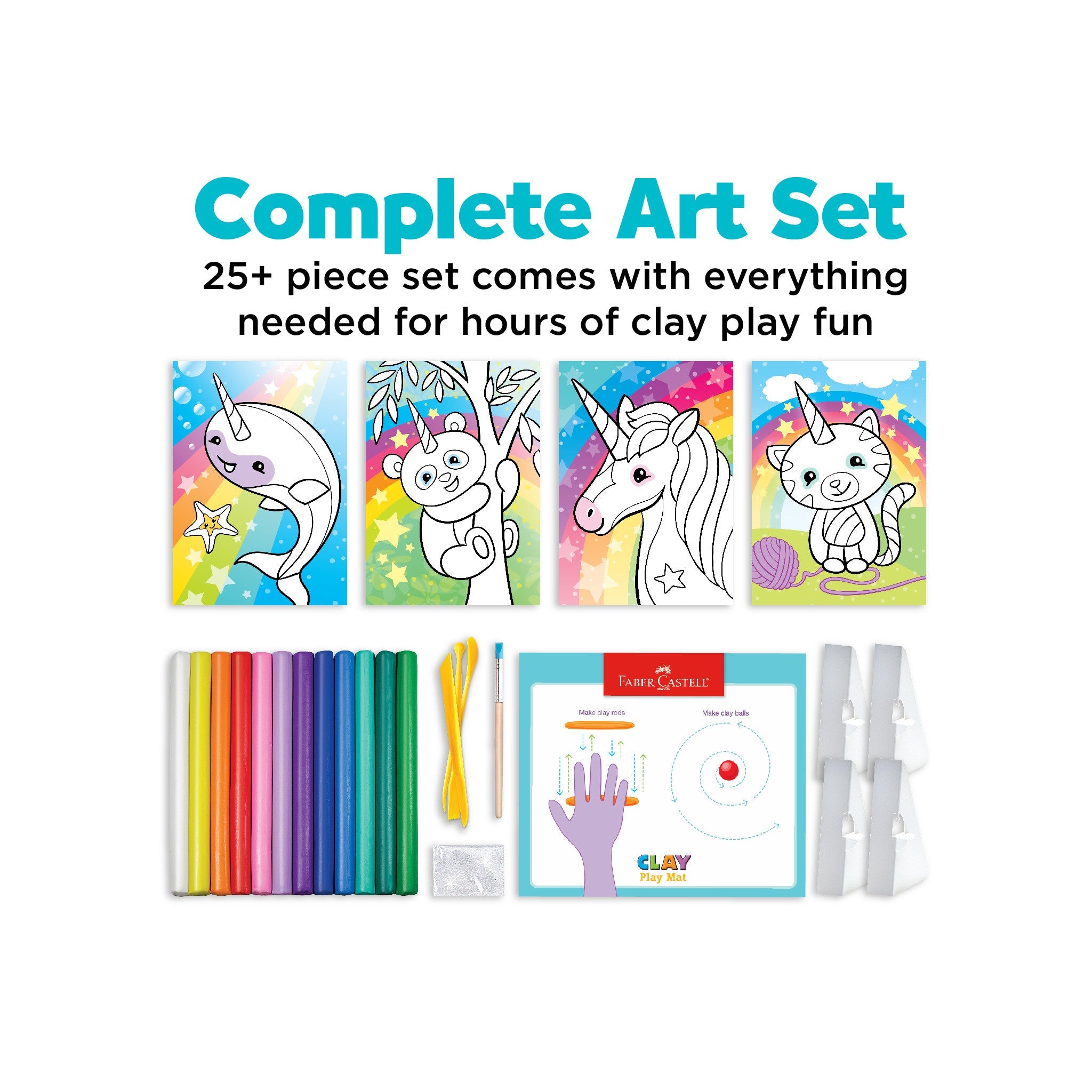 Do Art Coloring with Clay Unicorn & Friends - #FC14335