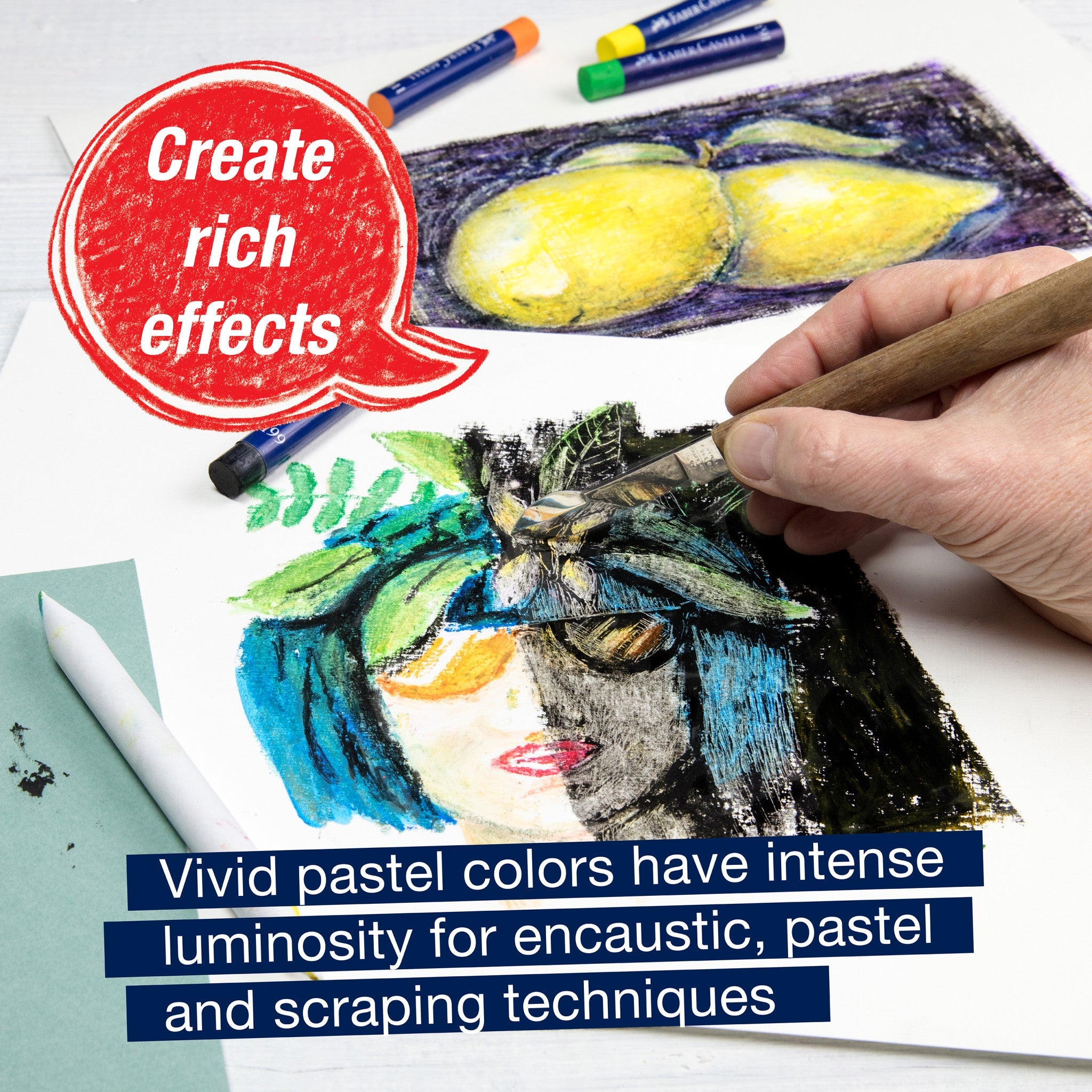 Oil Pastels, Set of 12 - #FC127012