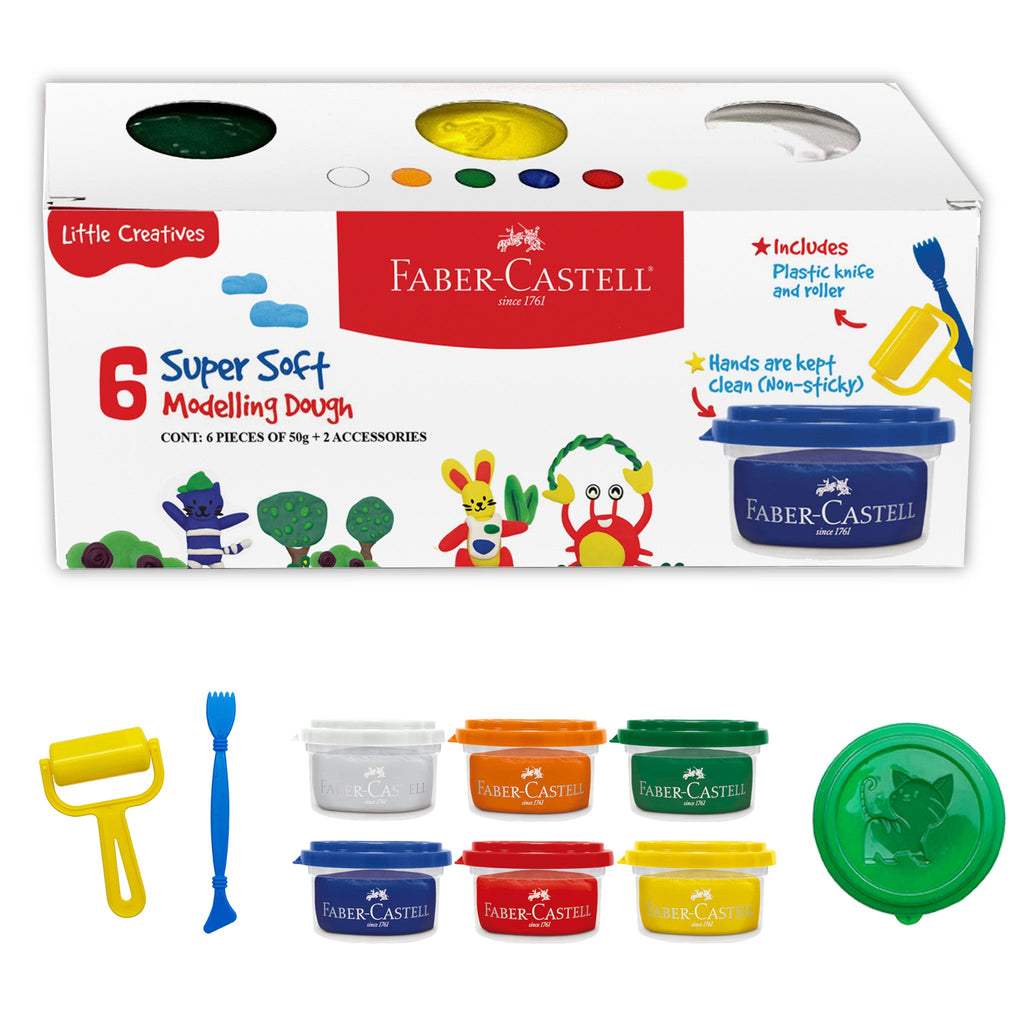Little Creatives 6 Super Soft Modeling Dough - #FC370816