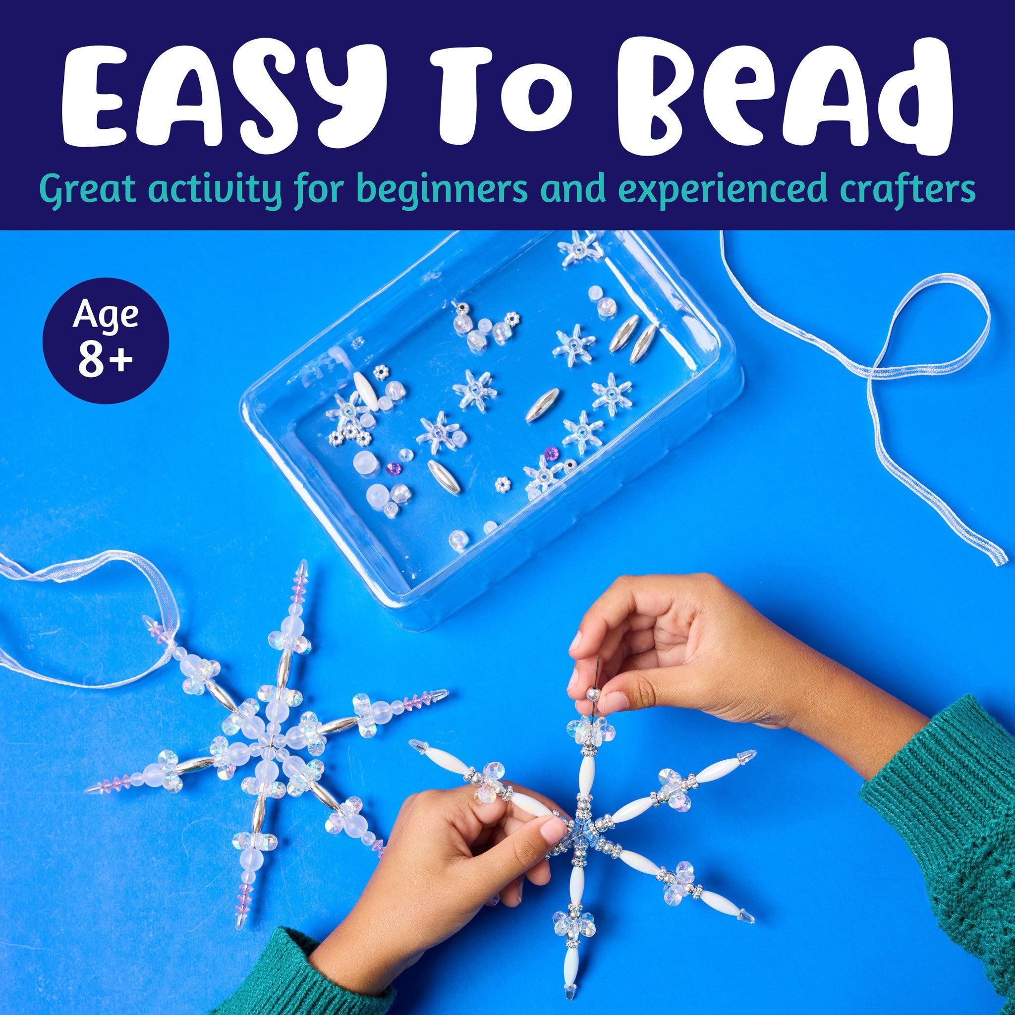 Beaded Snowflake Ornaments - #6366000
