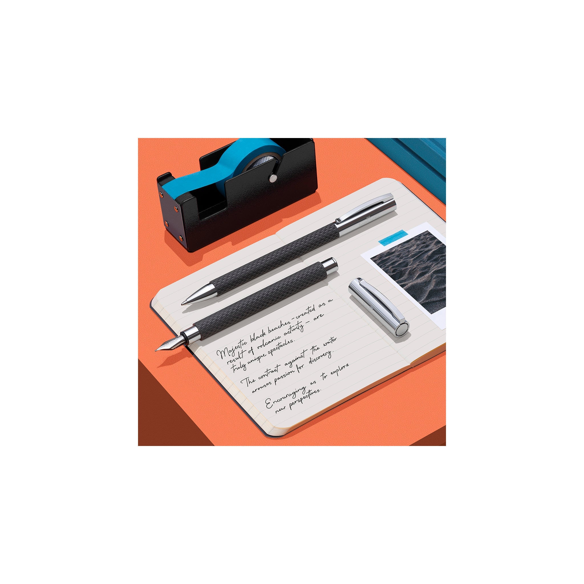 Ambition Ballpoint Pen, OpArt Black Sand - #FC147055