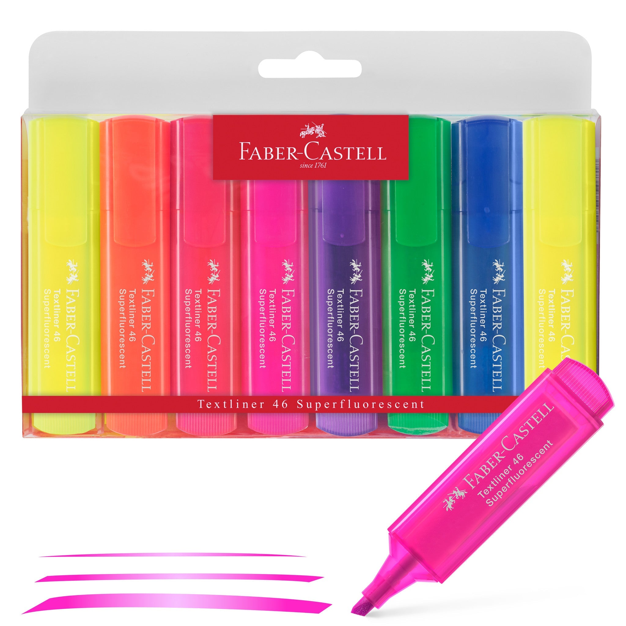 Highlighters, Neon Colors - Wallet of 8  - #FC154662