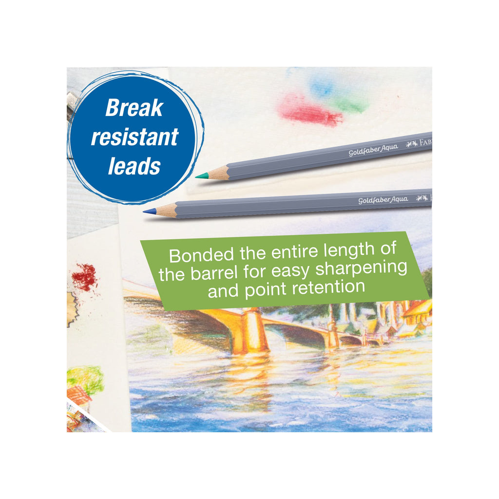 Goldfaber Aqua Watercolor Pencils, Tin of 36 - #FC114636