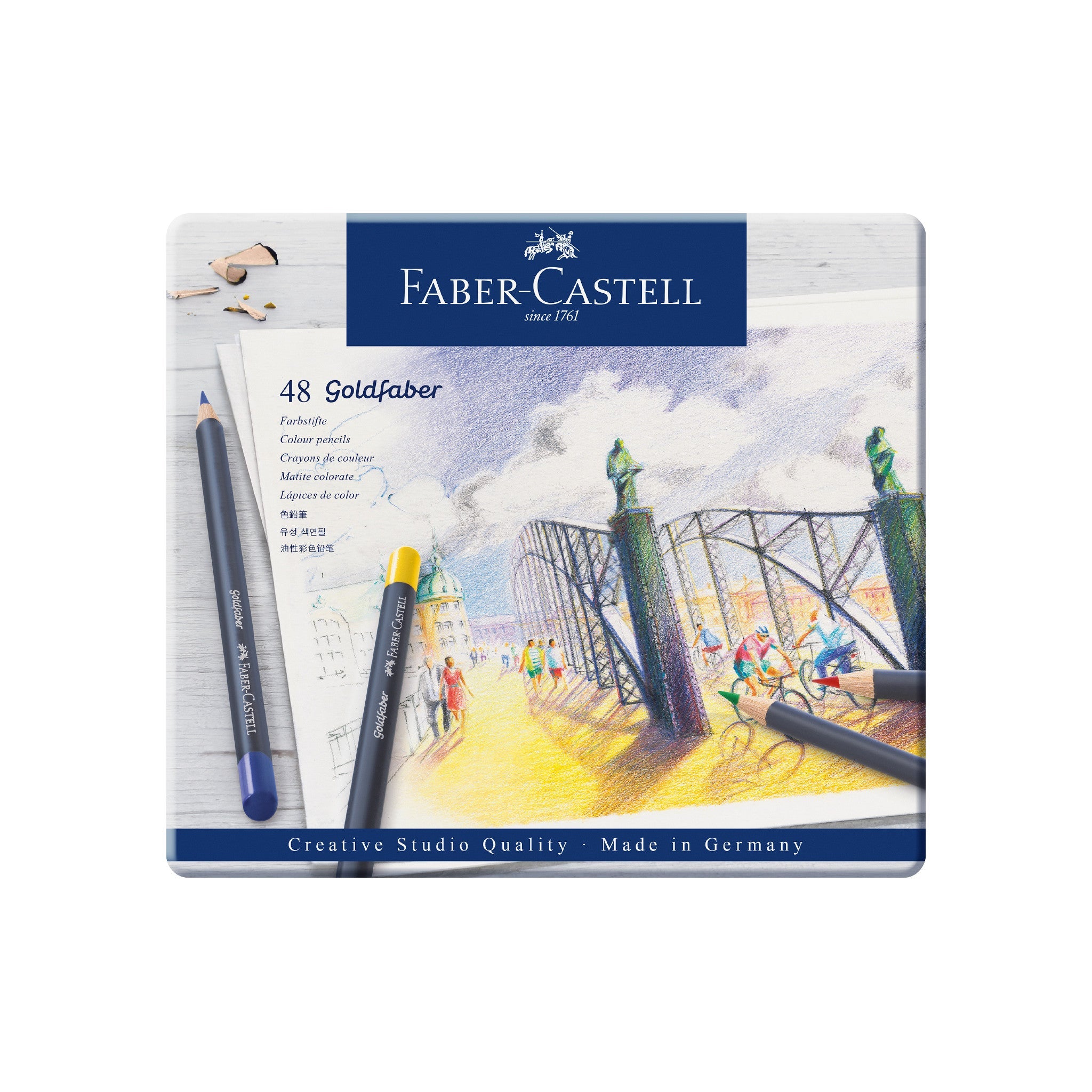Goldfaber Color Pencils - Tin of 48 - #FC214748