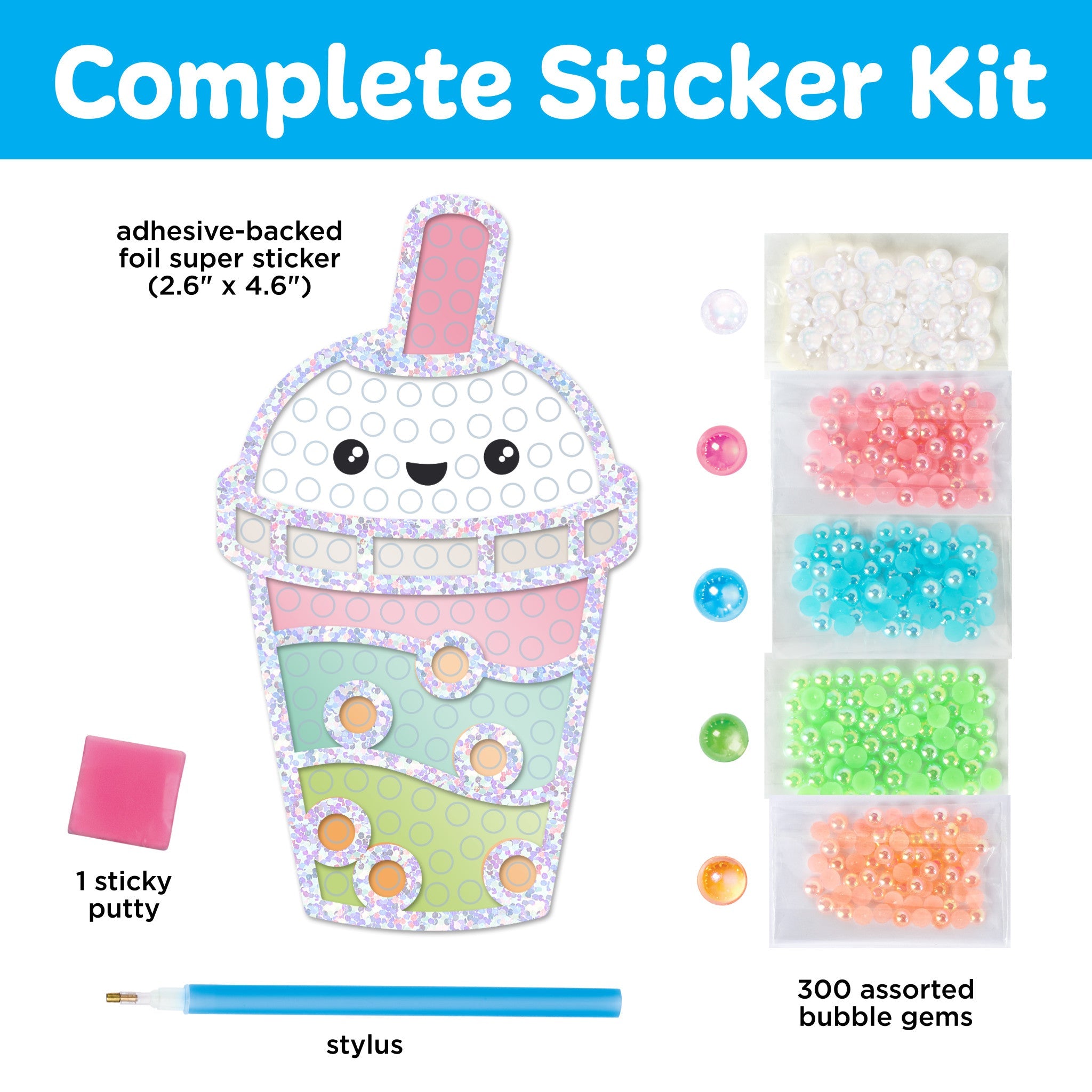 Bubble Gems™  Super Sticker Bubble Tea - #6468000