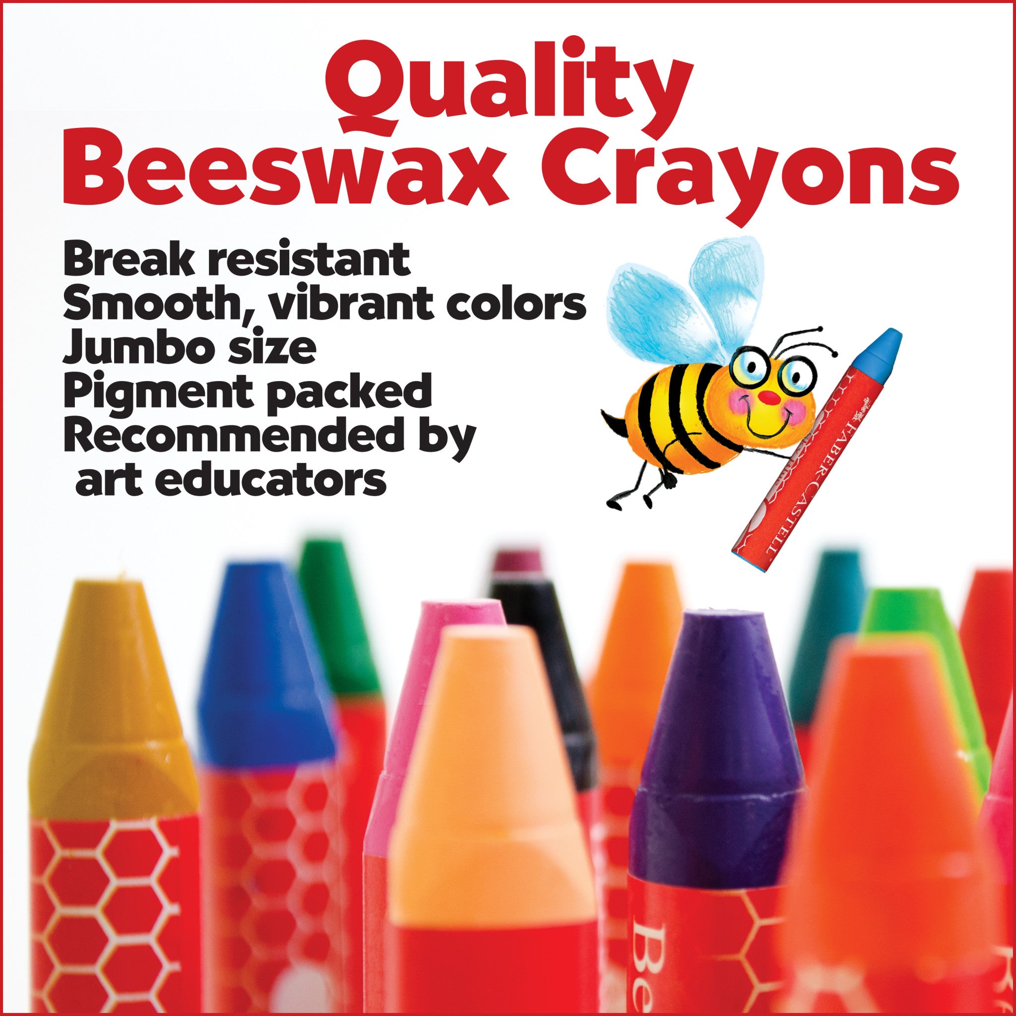 World Colors 15 Beeswax Crayons - #FC14352