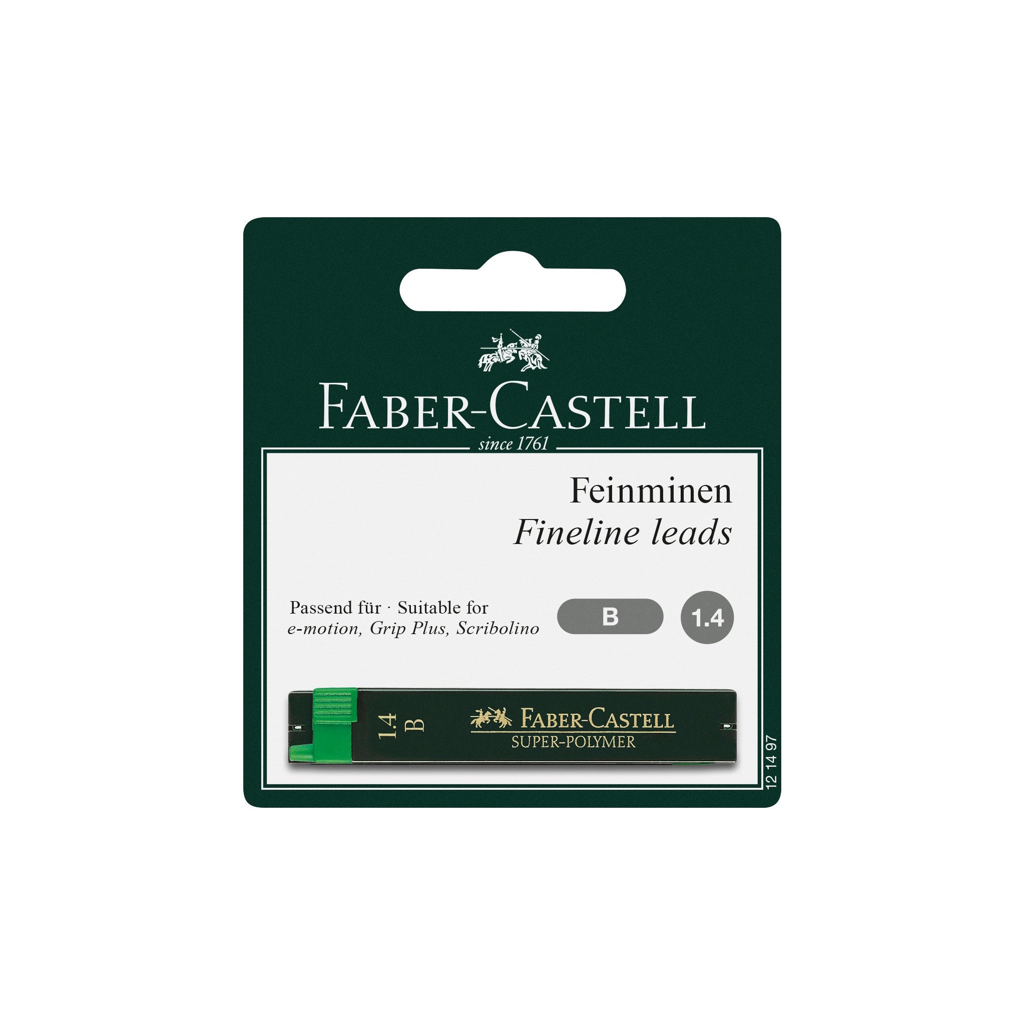 Pencil Lead Refill, 1.4mm B - 2 Pack - #FC121497