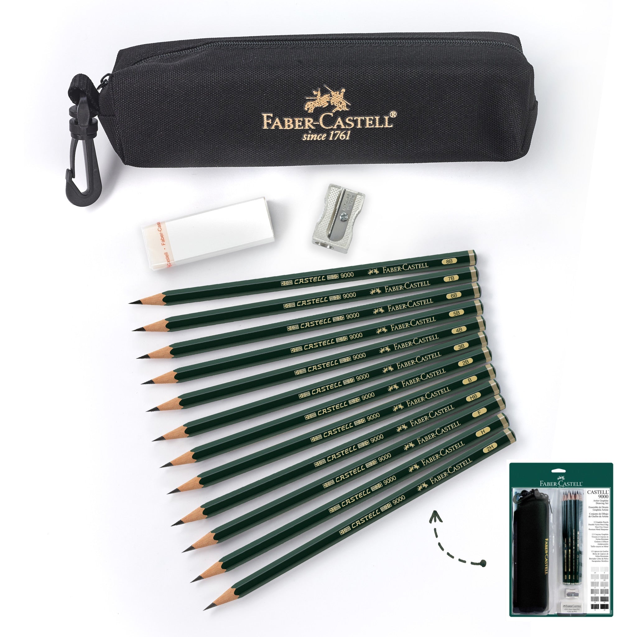 Castell 9000 Artist Graphite Drawing Set - #FC800028