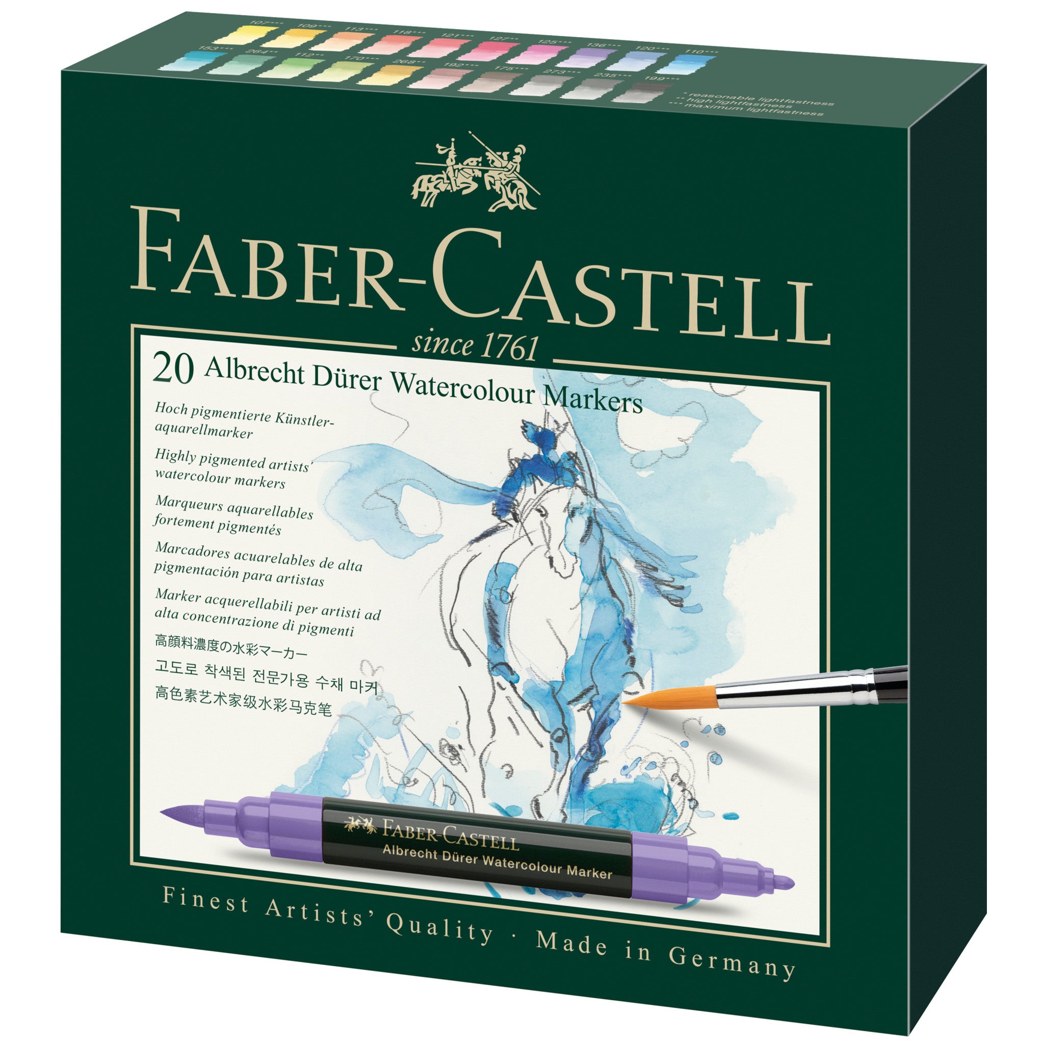 Albrecht Dürer Watercolor Markers, Wallet of 20 - #FC160320