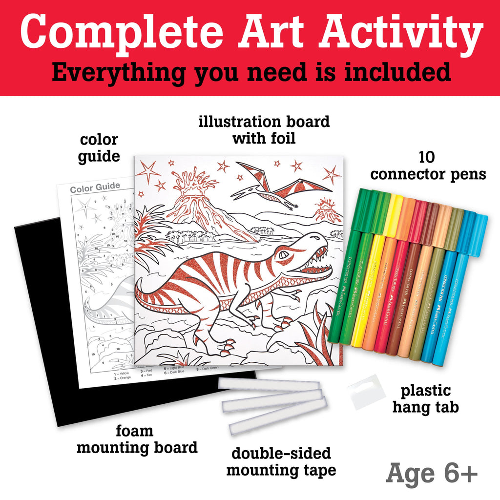 Color by Number T-Rex Foil Fun - #FC14309