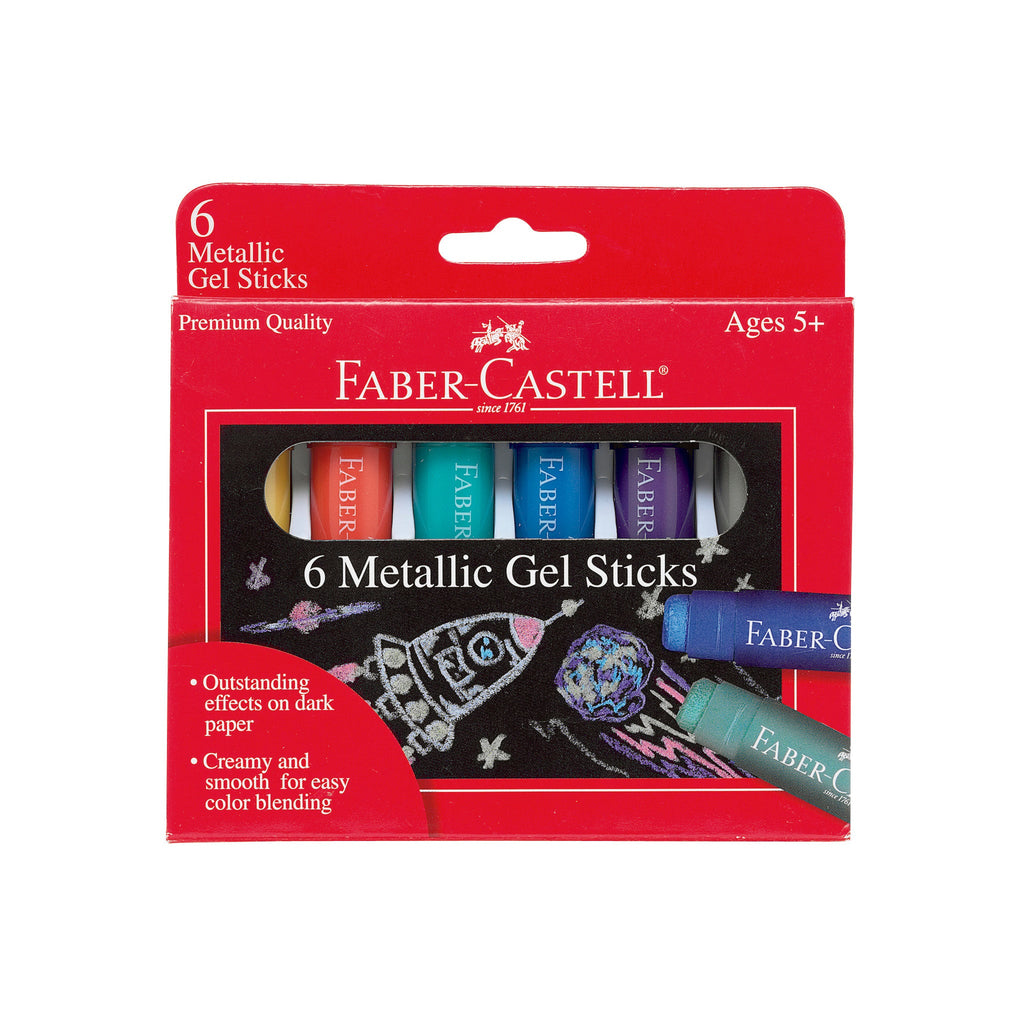 6 Metallic Gel Sticks - #FC14542