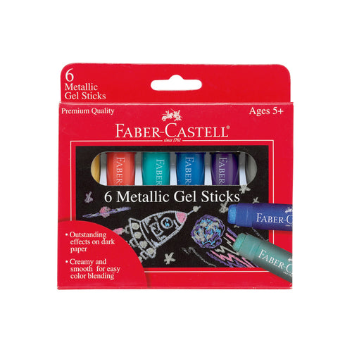 6 Metallic Gel Sticks - #FC14542