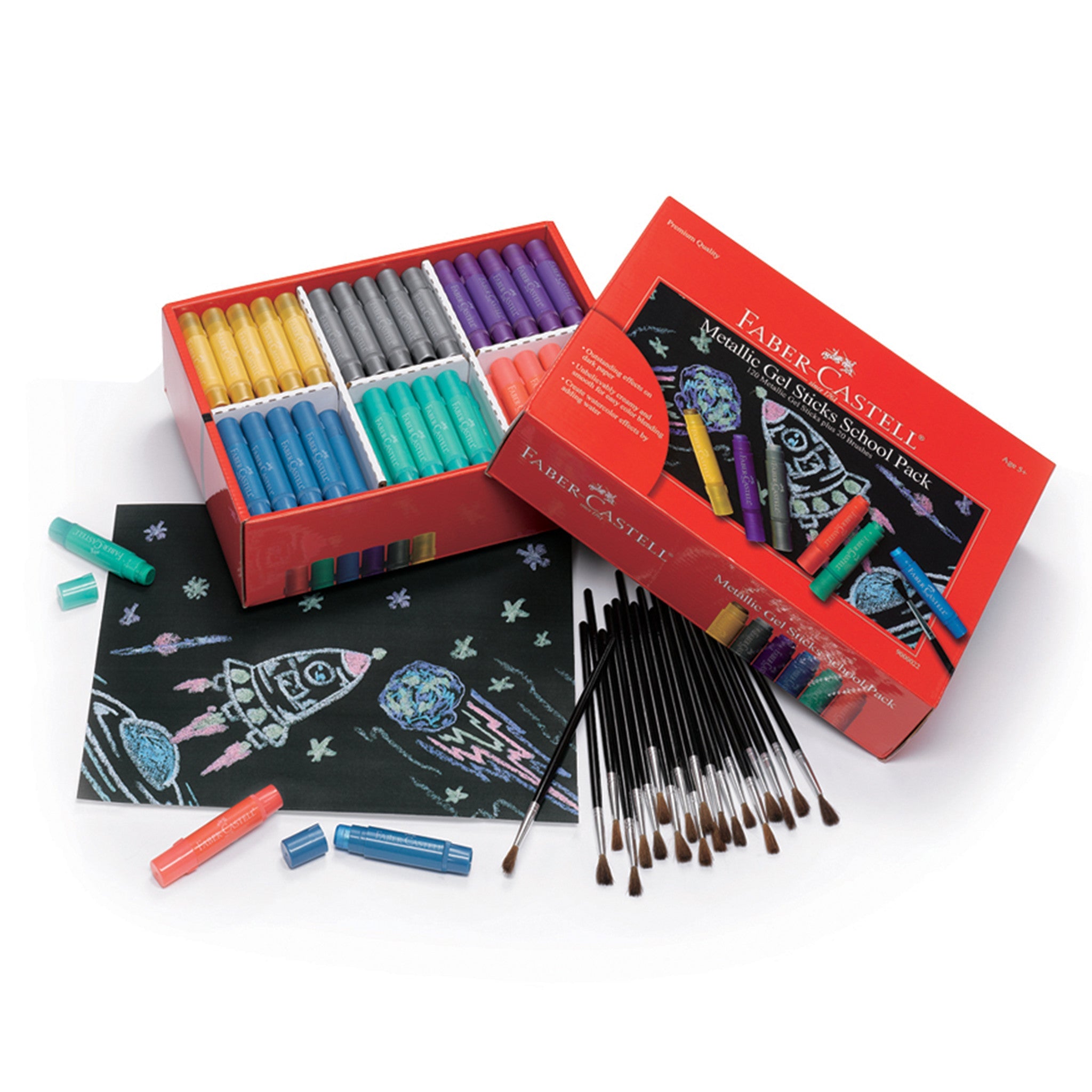 Metallic Gel Stick School Pack - #FC900022