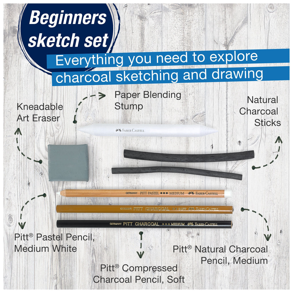 Charcoal Sketch Set - #FC114002