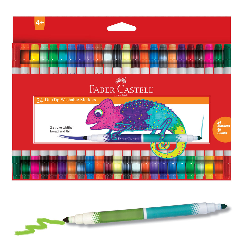 24 DuoTip Washable Markers  - #FC153024