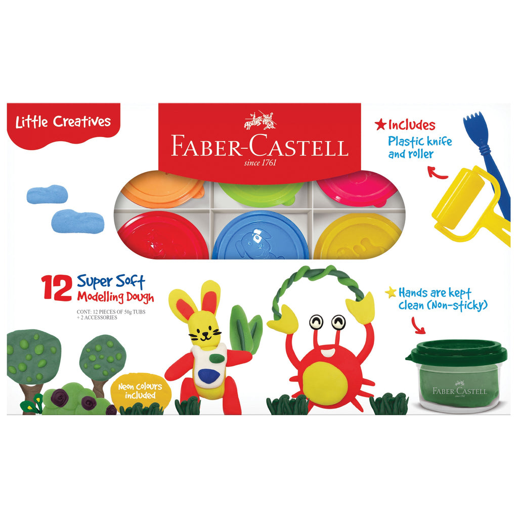 Little Creatives 12 Super Soft Modeling Dough - #FC370812
