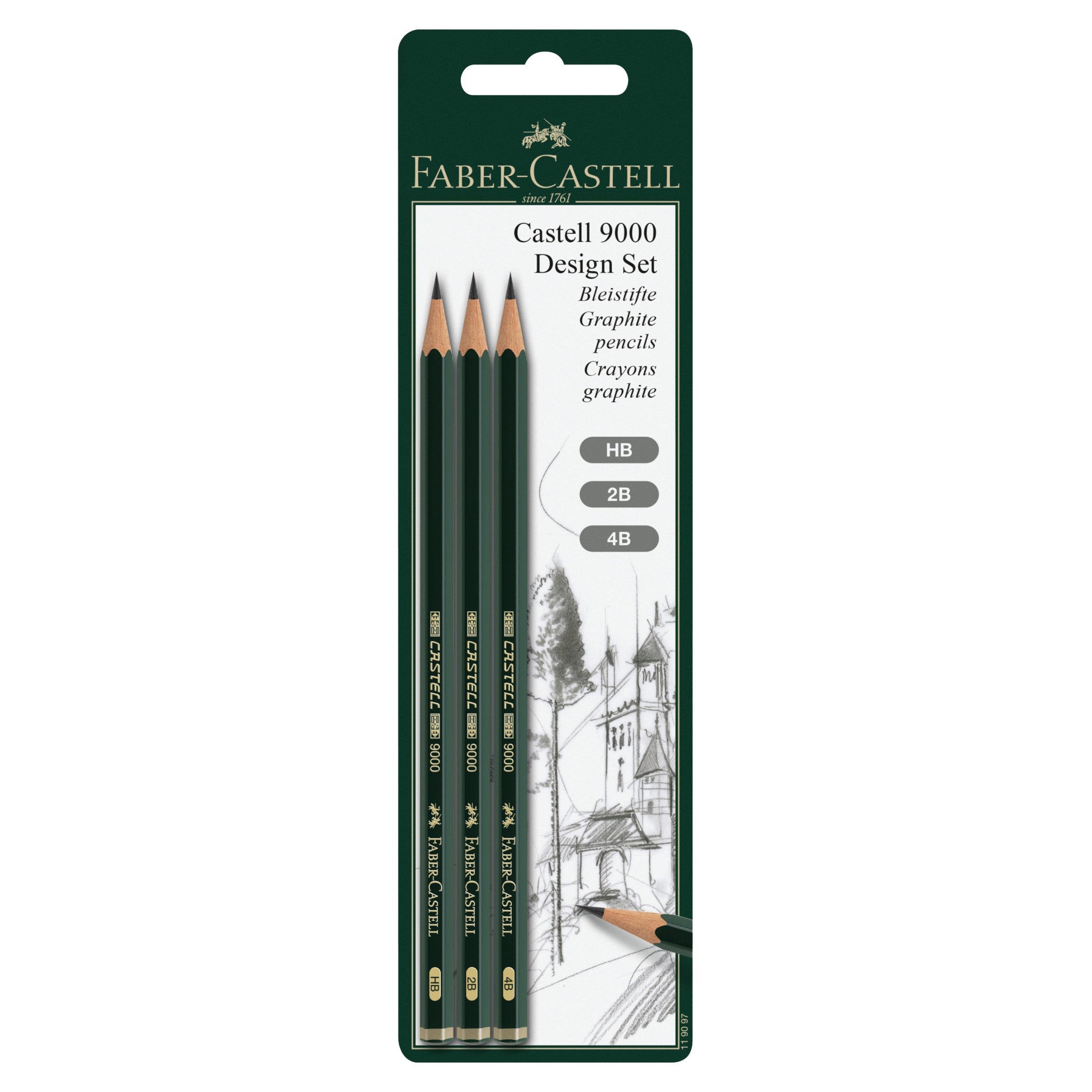 Castell 9000 Graphite Pencils, Design Set - #FC119097