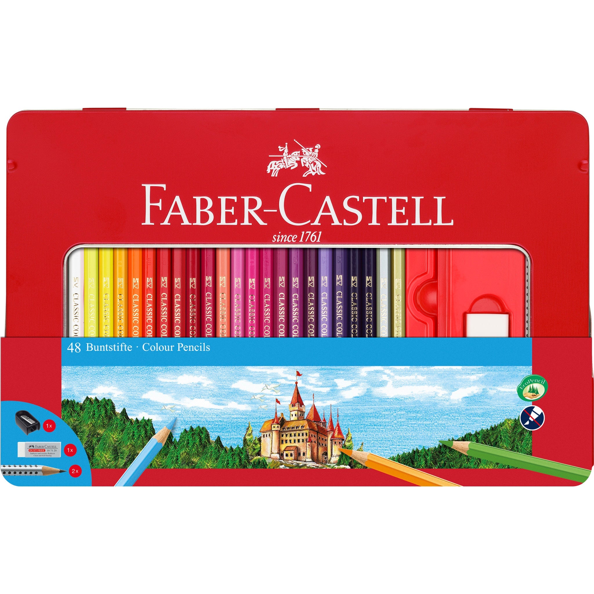 48 Classic Color Pencils & Accessories - Gift Set - #FC115888