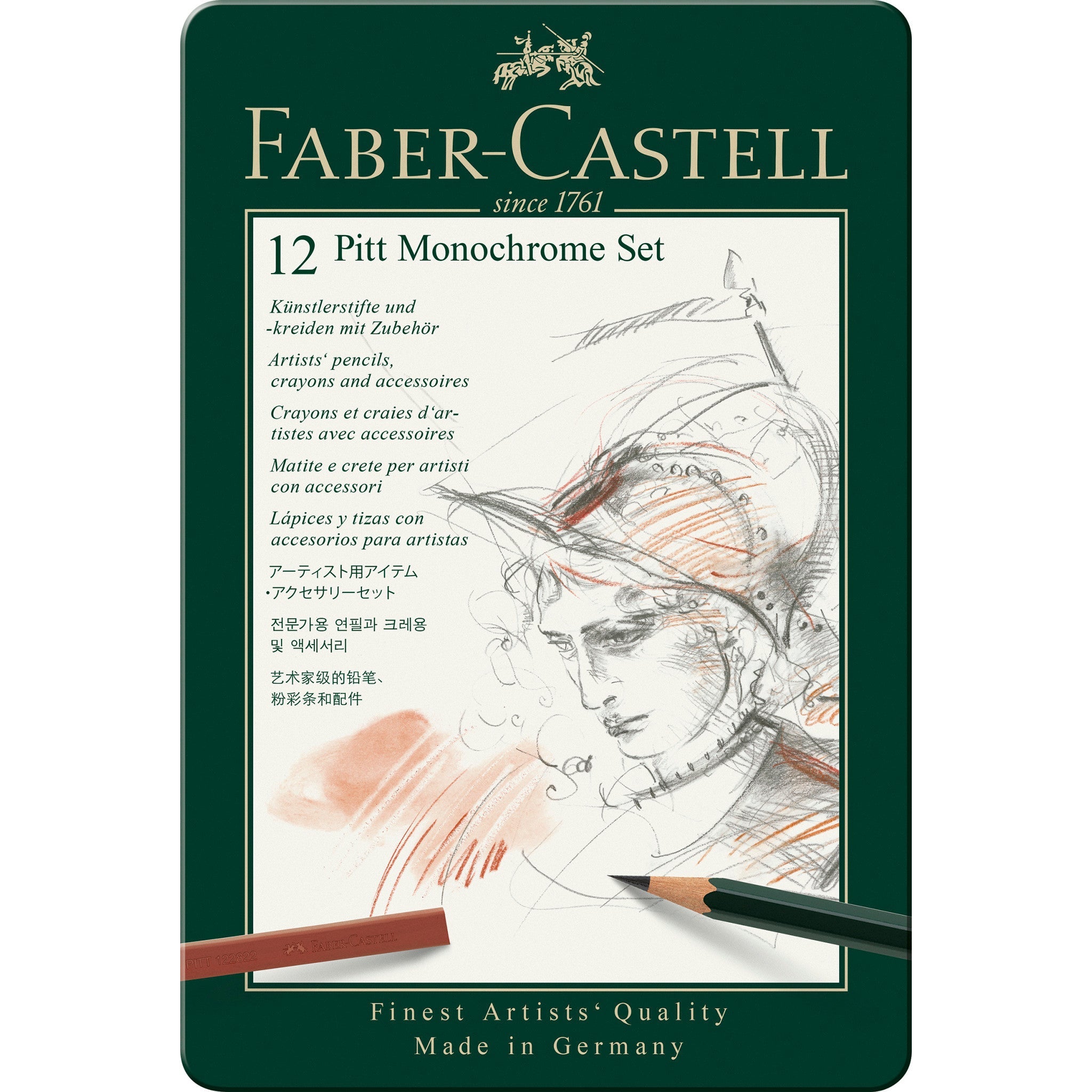 Pitt Monochrome Set, Tin of 12 - #FC112975