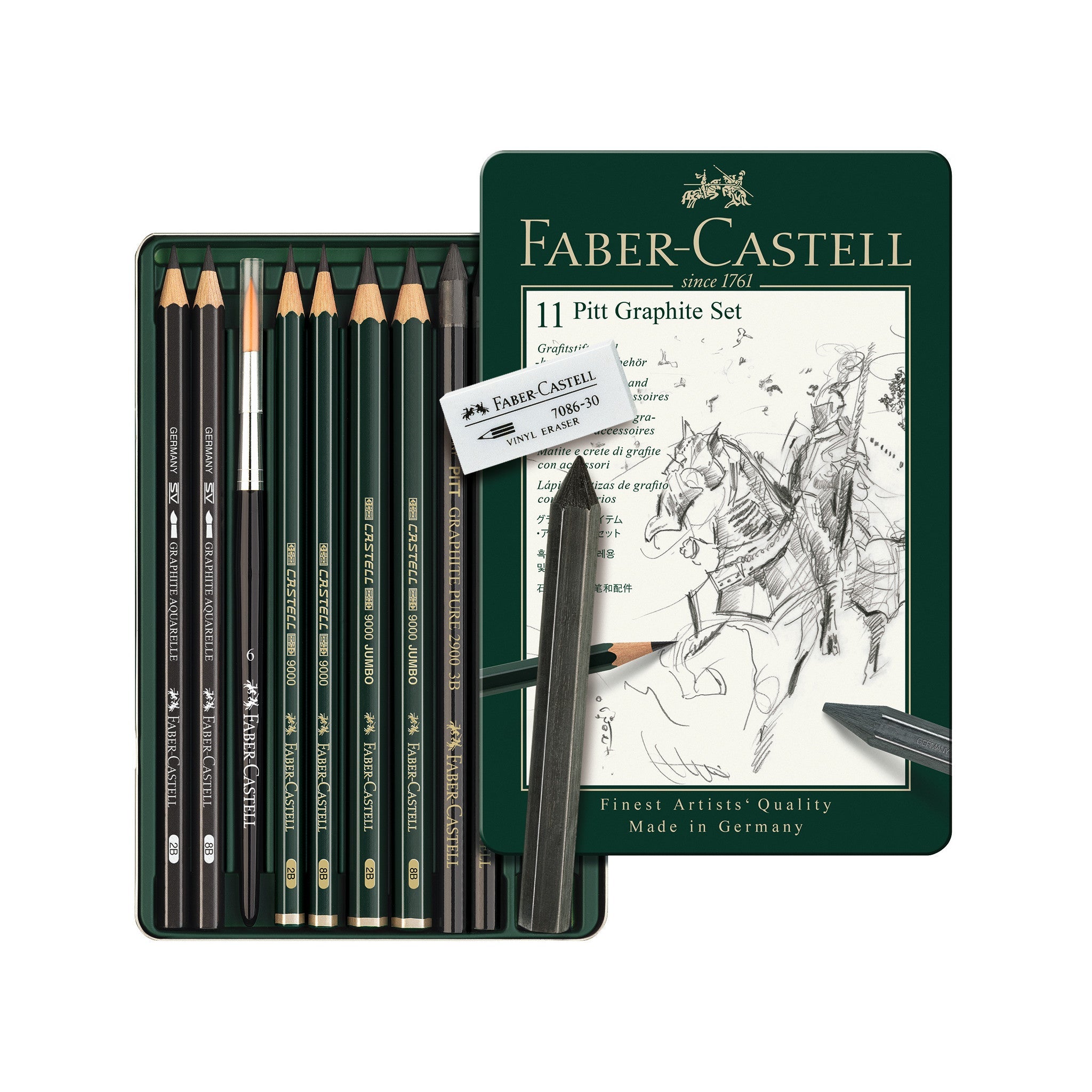 Pitt Graphite Set, Tin of 11 - #FC112972