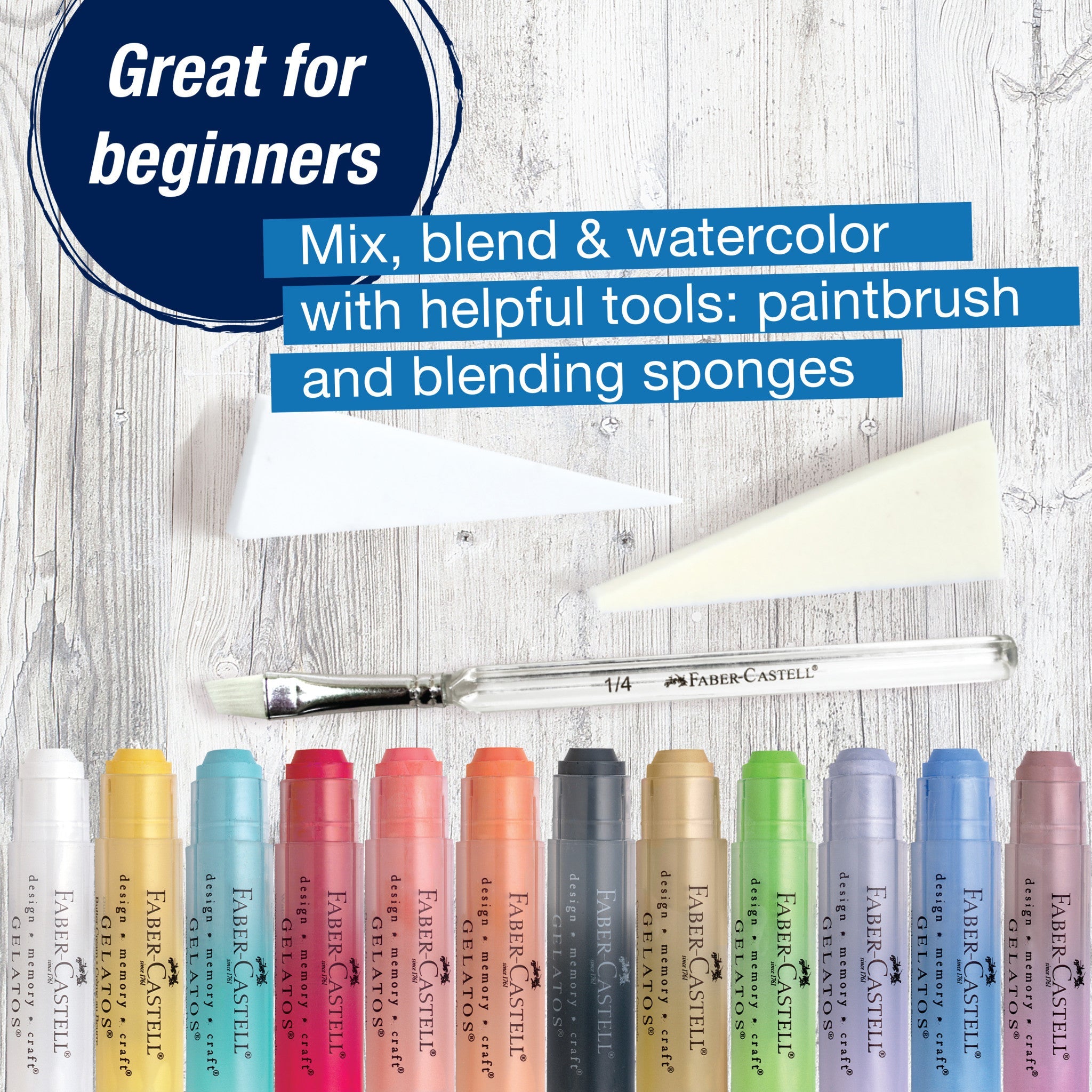 Gelatos, Pastels - 15-Piece Set - #FC770168