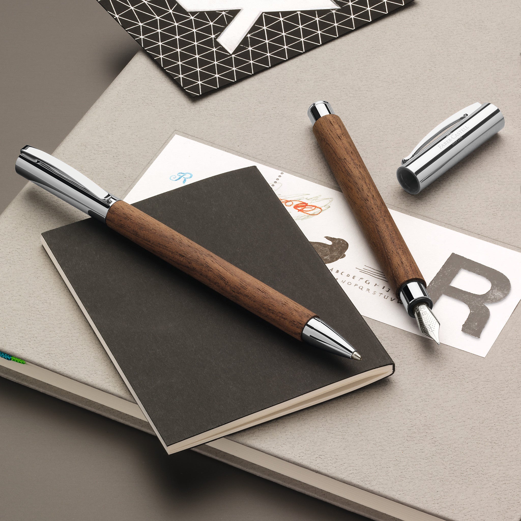 Ambition Ballpoint Pen, Walnut Wood - #FC148531