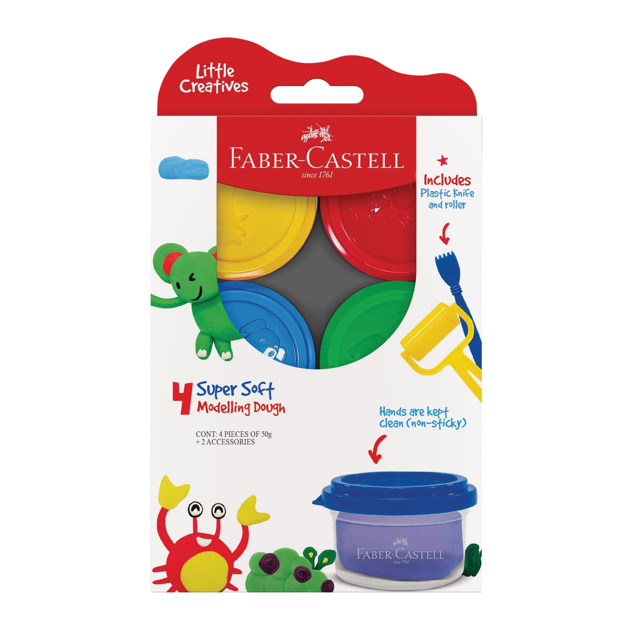 Little Creatives 4 Super Soft Modeling Dough - #FC370814