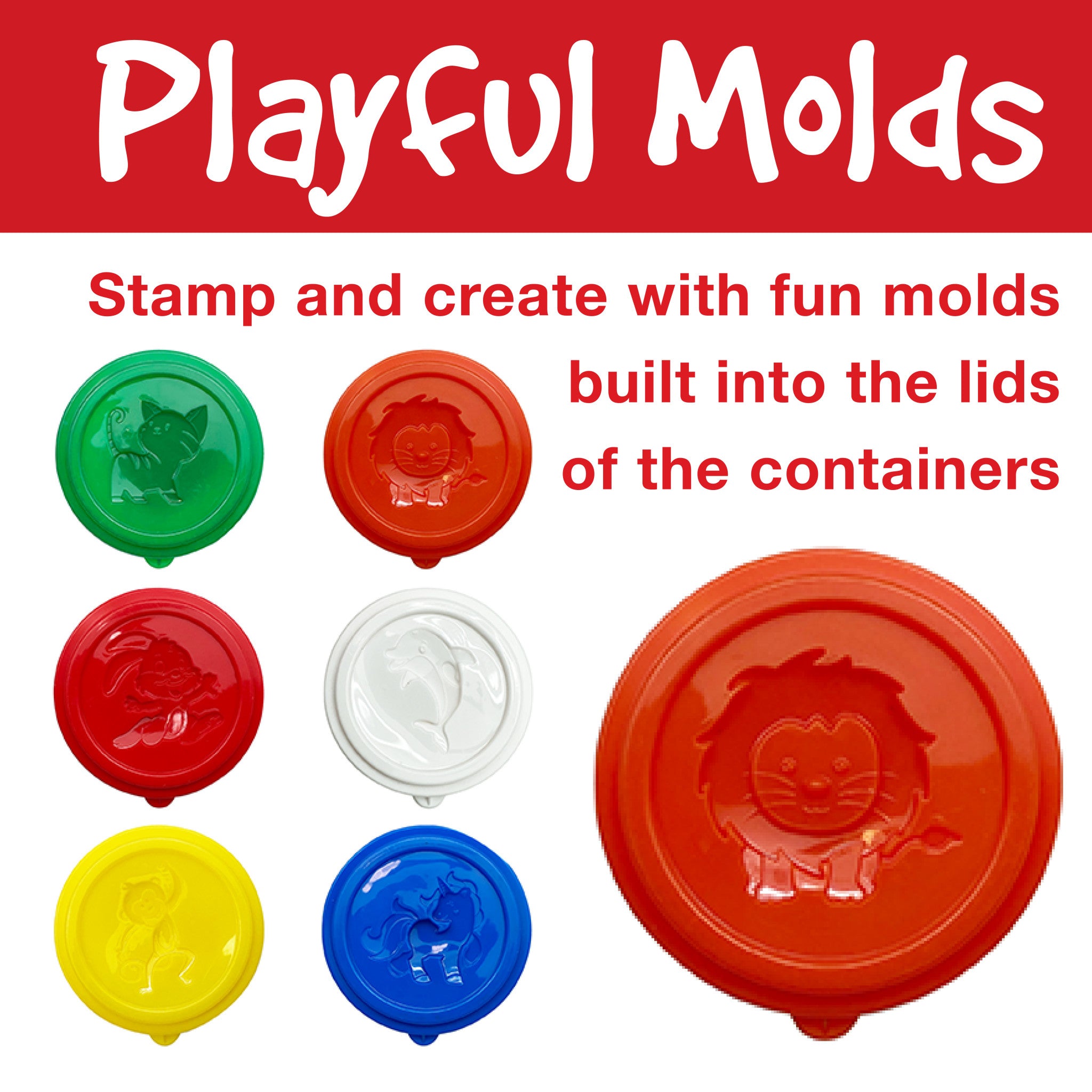 Little Creatives 6 Super Soft Modeling Dough - #FC370816