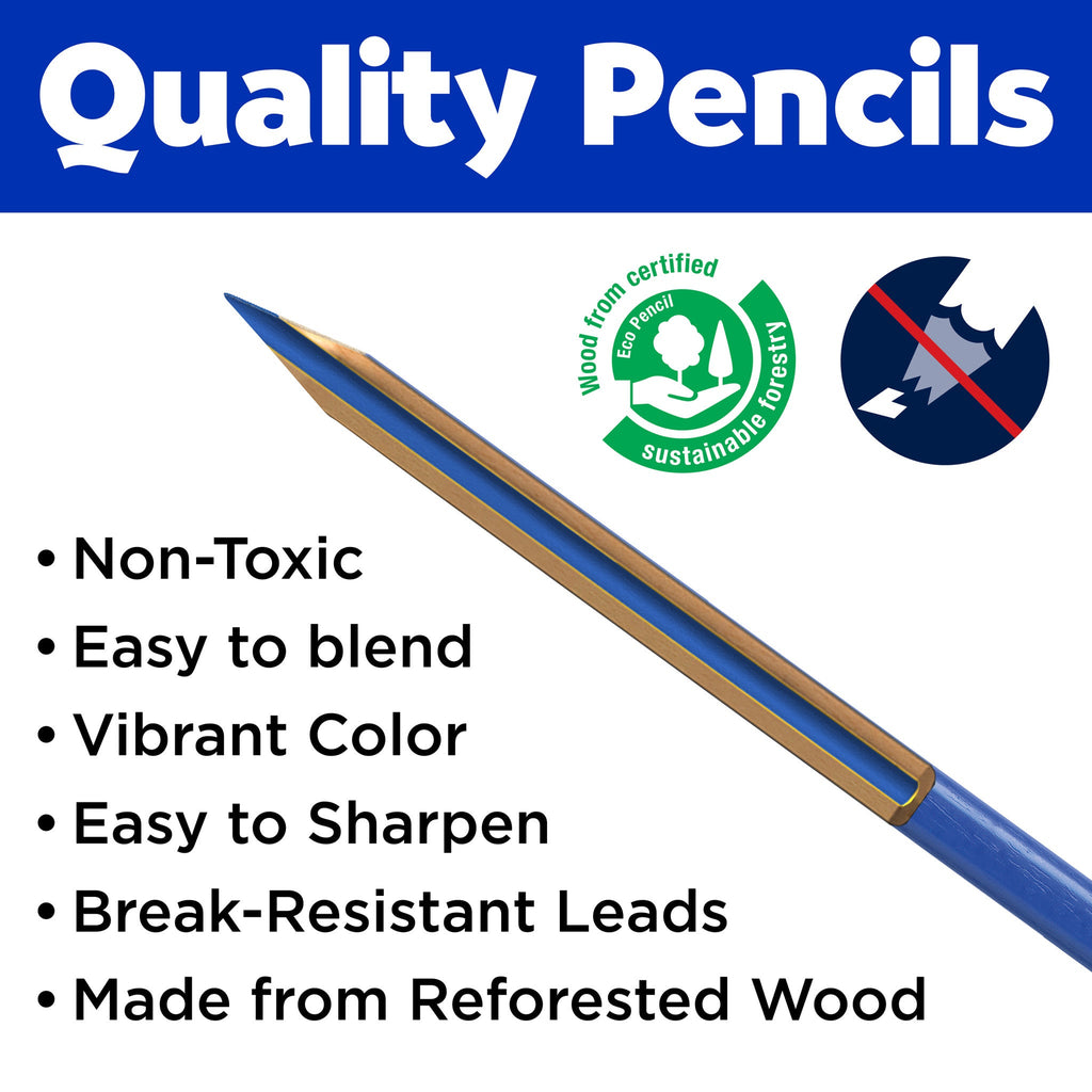Triangular Colored EcoPencil School Pack - #FC900006