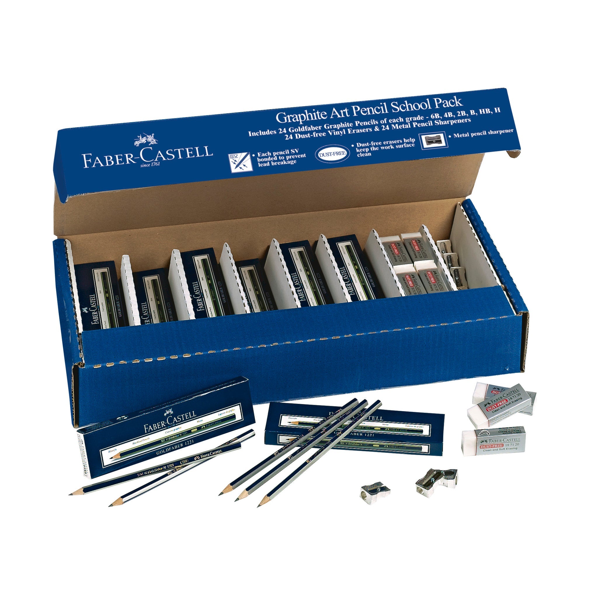 Graphite Art Pencil School Pack - #FC900000