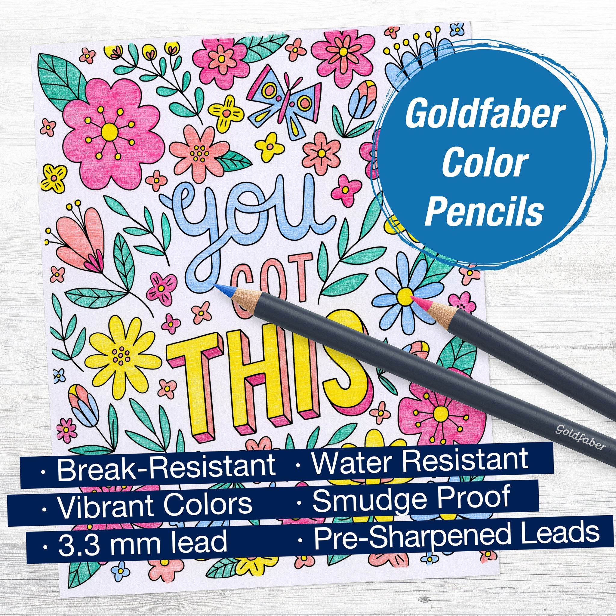 Color by Number Wall Art, "You Got This" - #FC770636