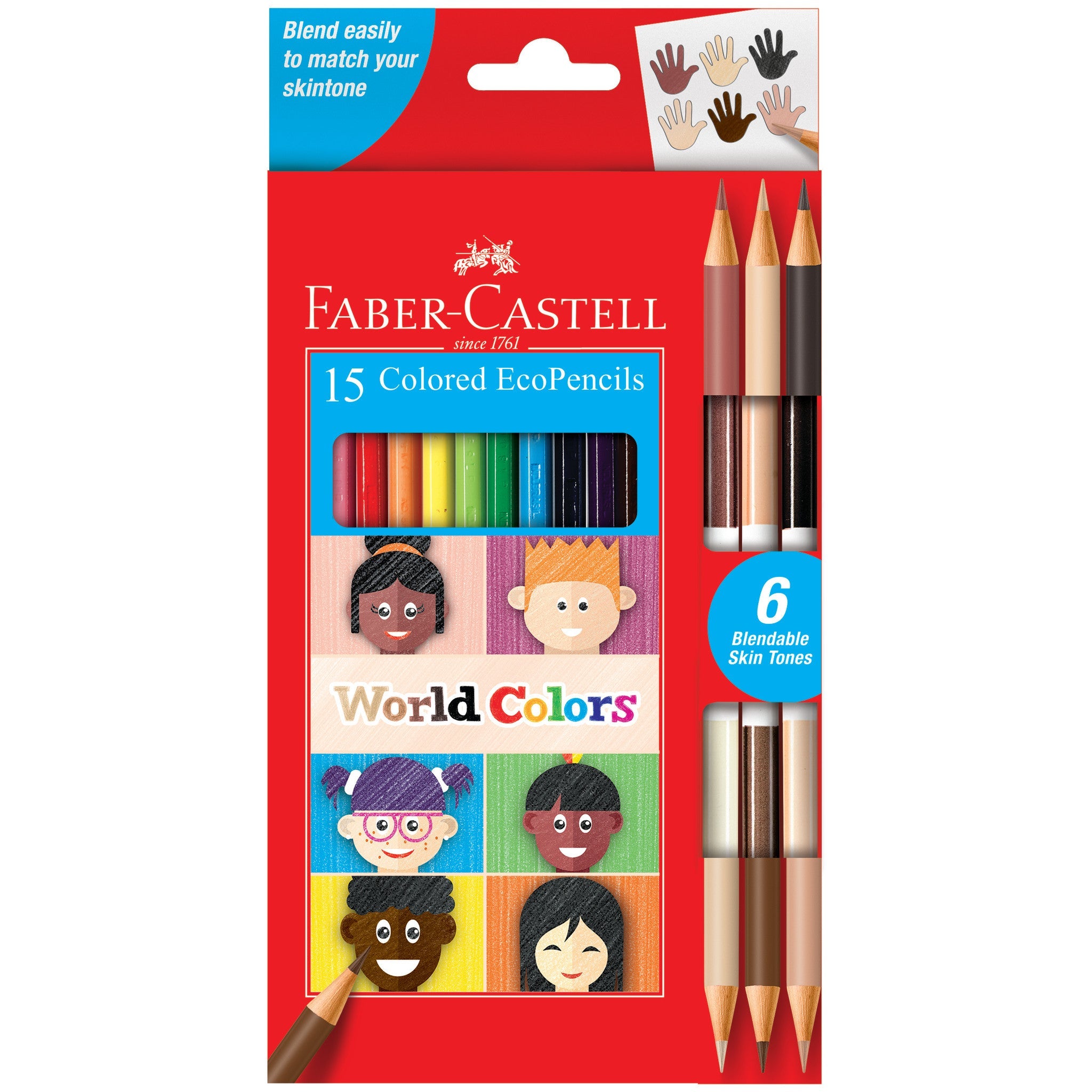 World Colors 15 Colored EcoPencils - #FC120112CCE
