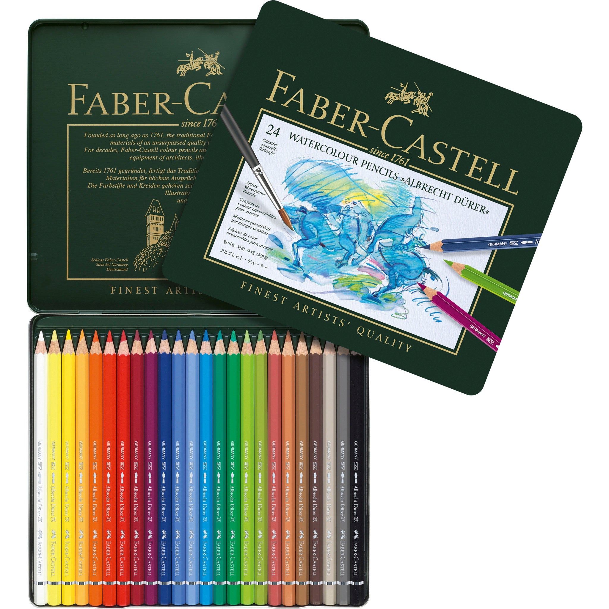 Albrecht Dürer Artists' Watercolor Pencils, Tin of 24 - #FC117524