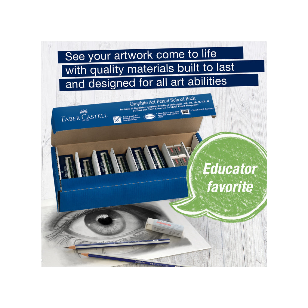 Graphite Art Pencil School Pack - #FC900000