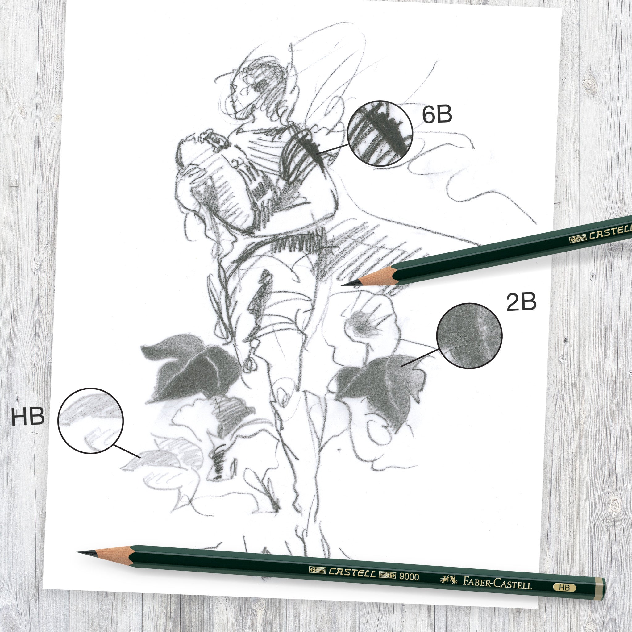 Castell 9000 Artist Graphite Drawing Set - #FC800028