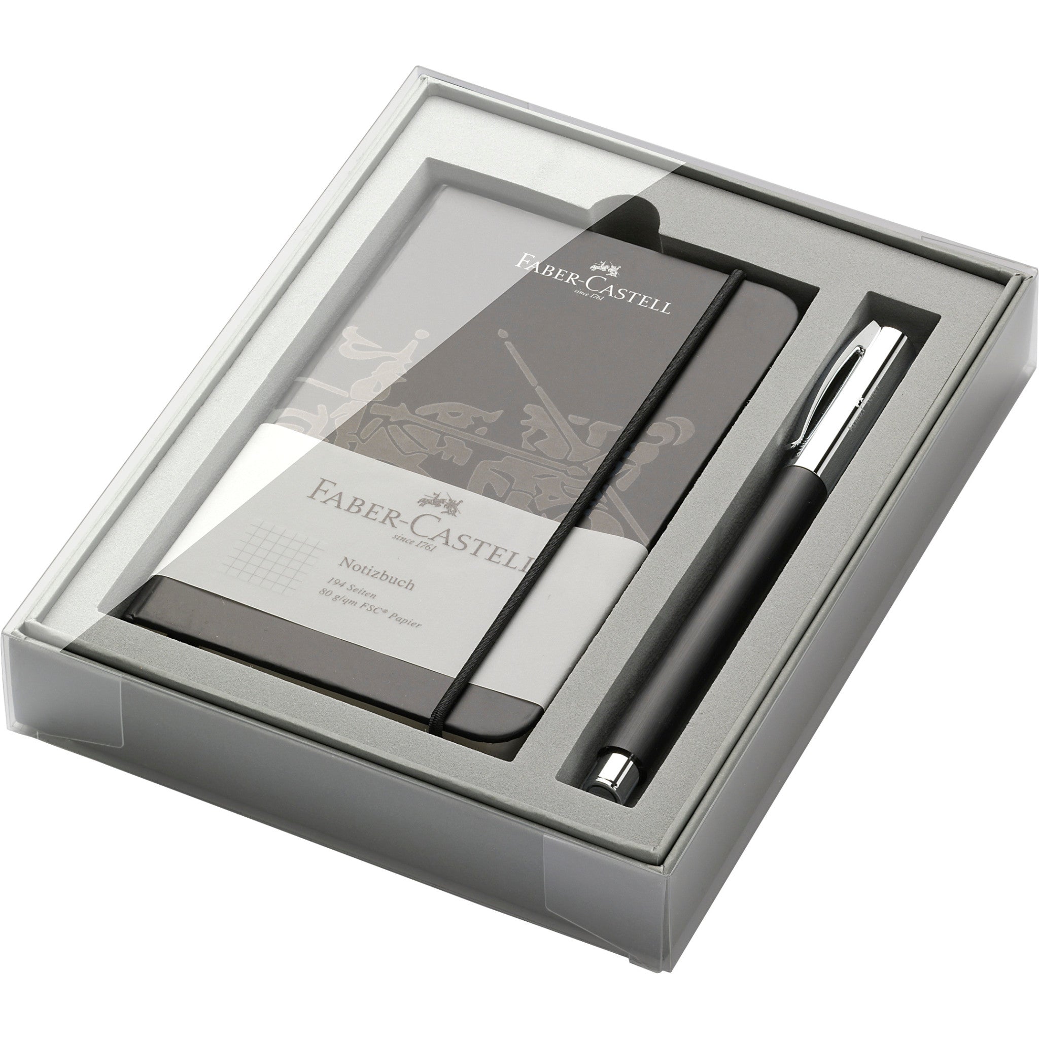 Ambition Rollerball Pen, Black Resin Gift Set - #FC149624