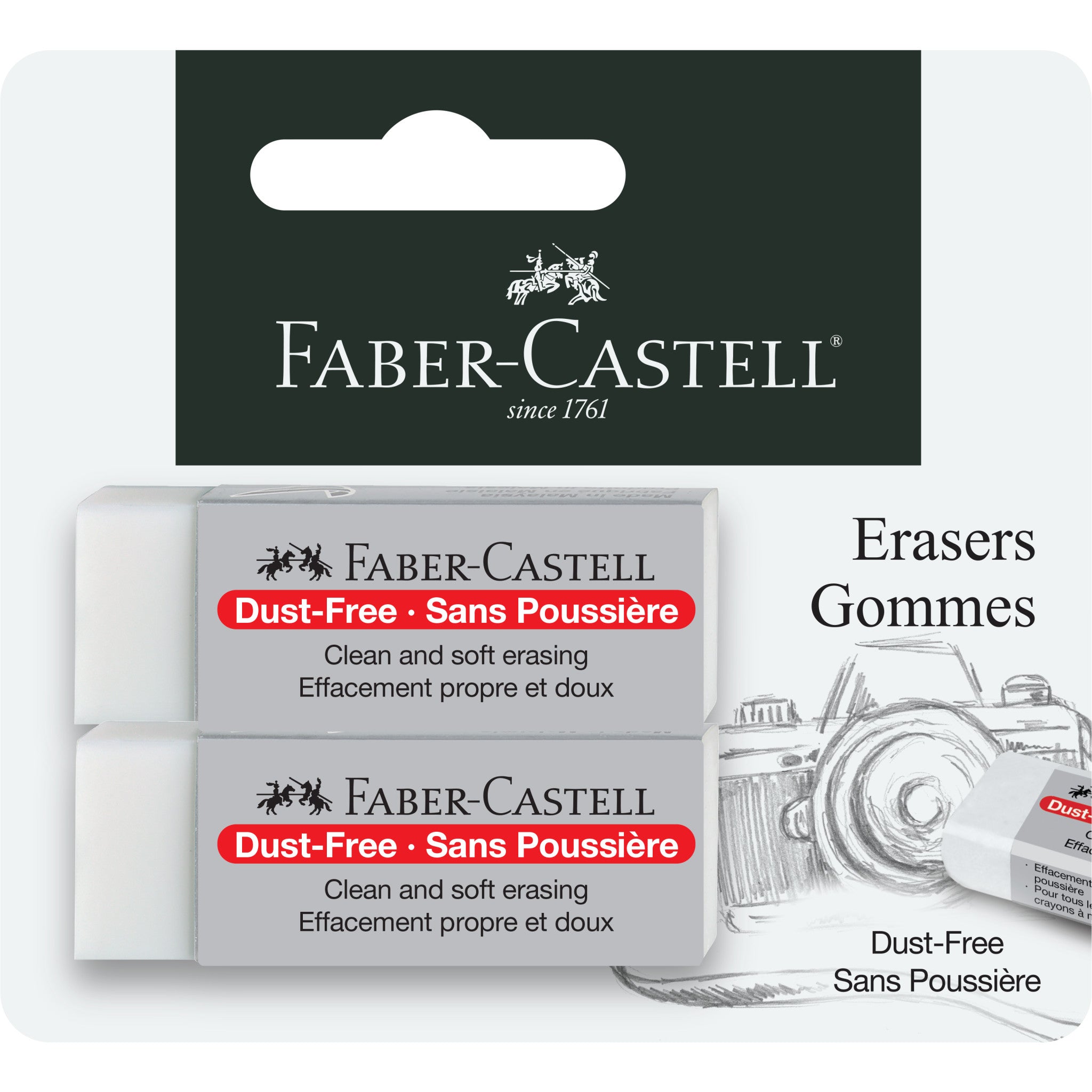White Erasers 2Ct - #FC189981