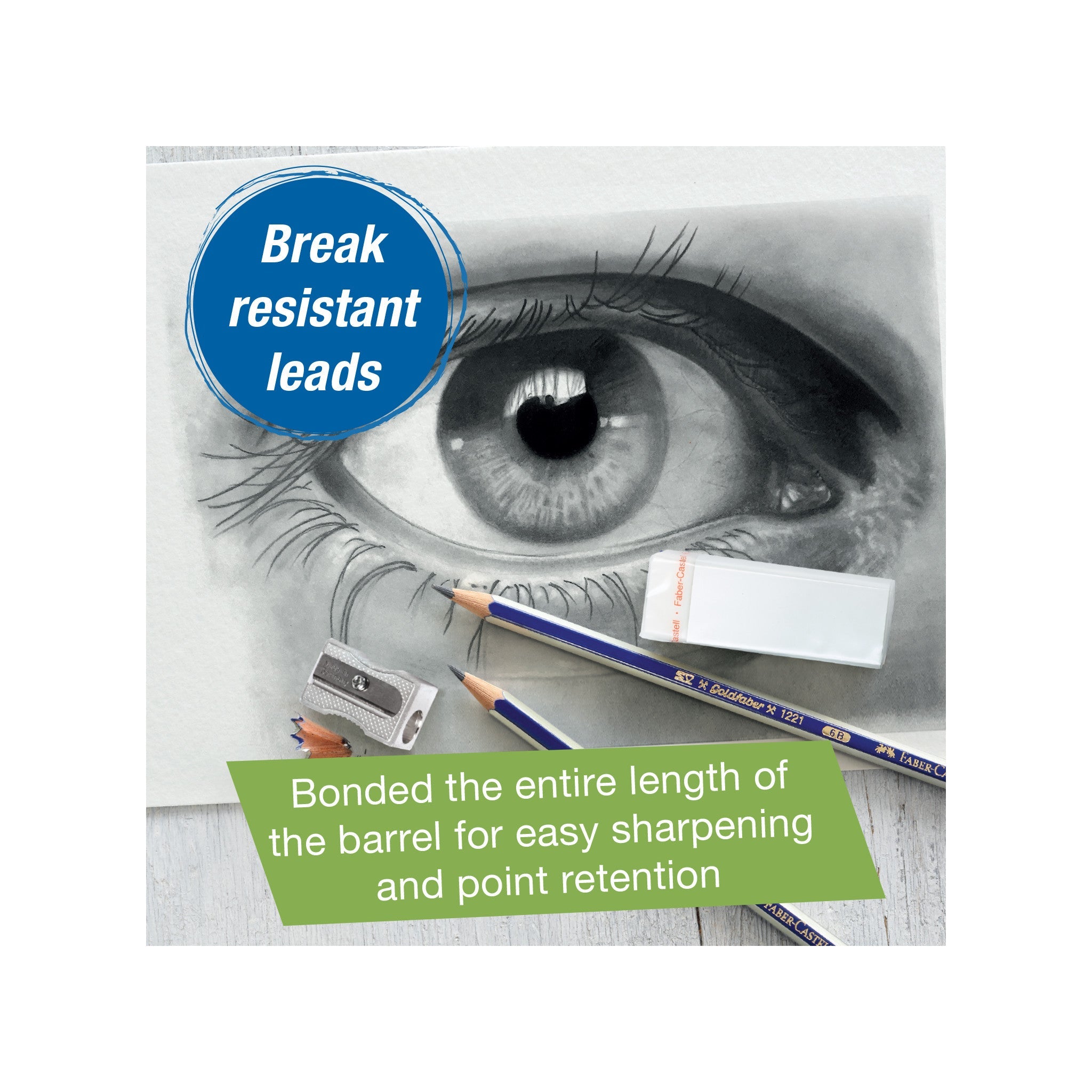 Graphite Art Pencil School Pack - #FC900000