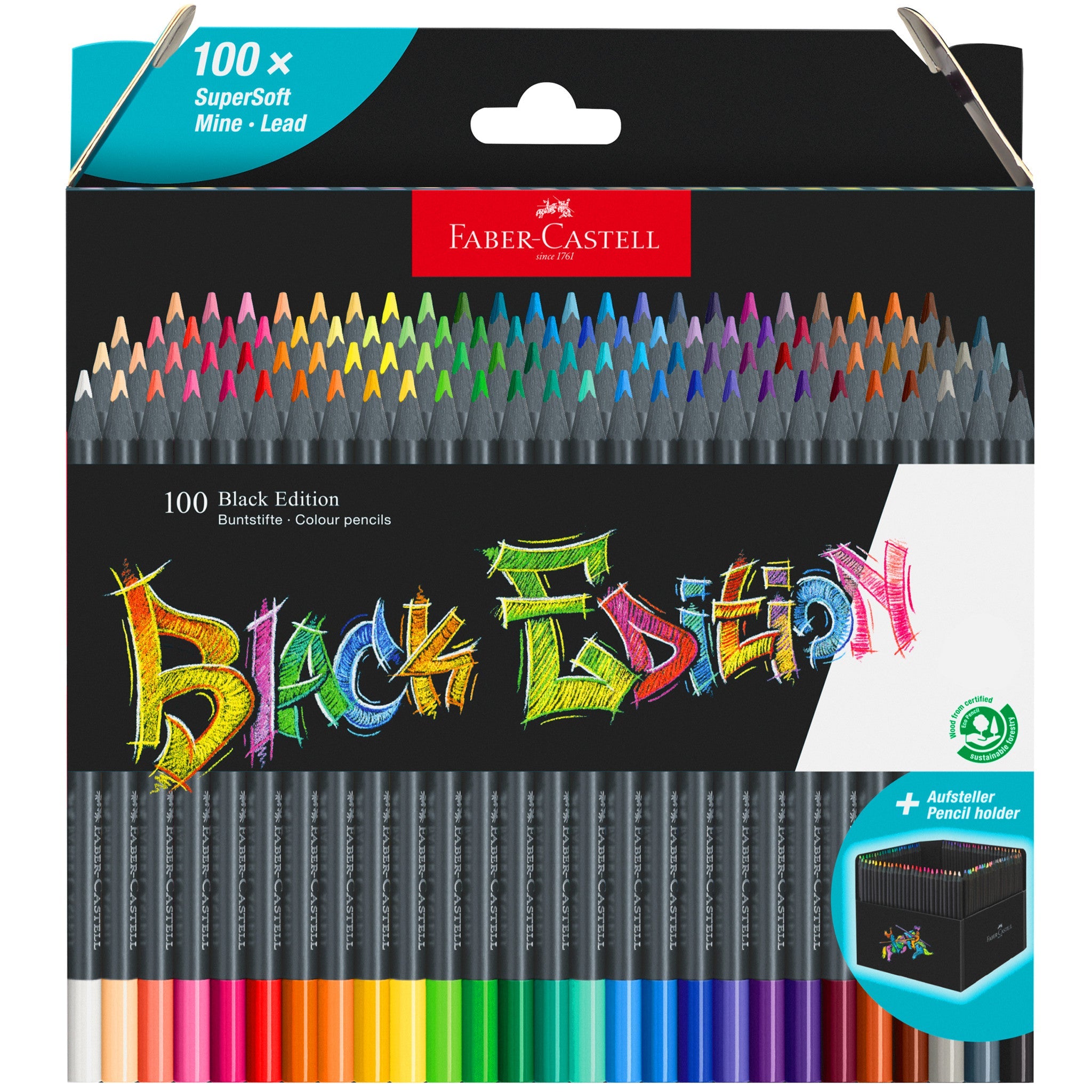 Black Edition Colored Pencils - Box of 100 - #FC116411