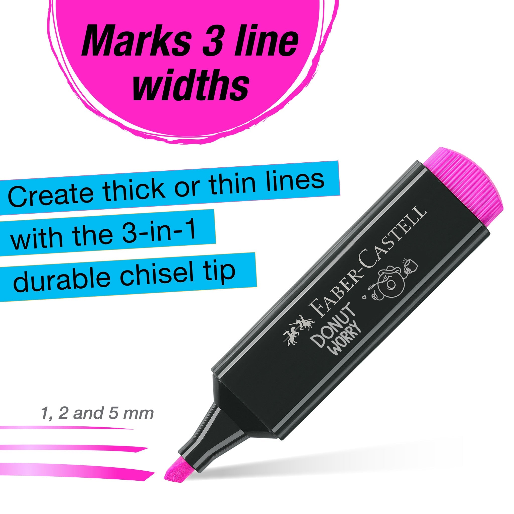 Highlighters, Graffiti Neon Colors - Box of 8 - #FC254692