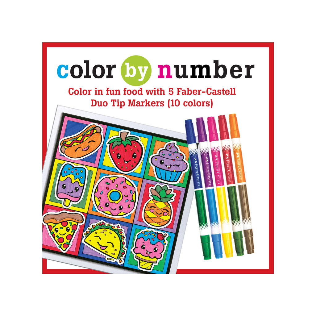 Color by Number Foodie Friends - #FC14336