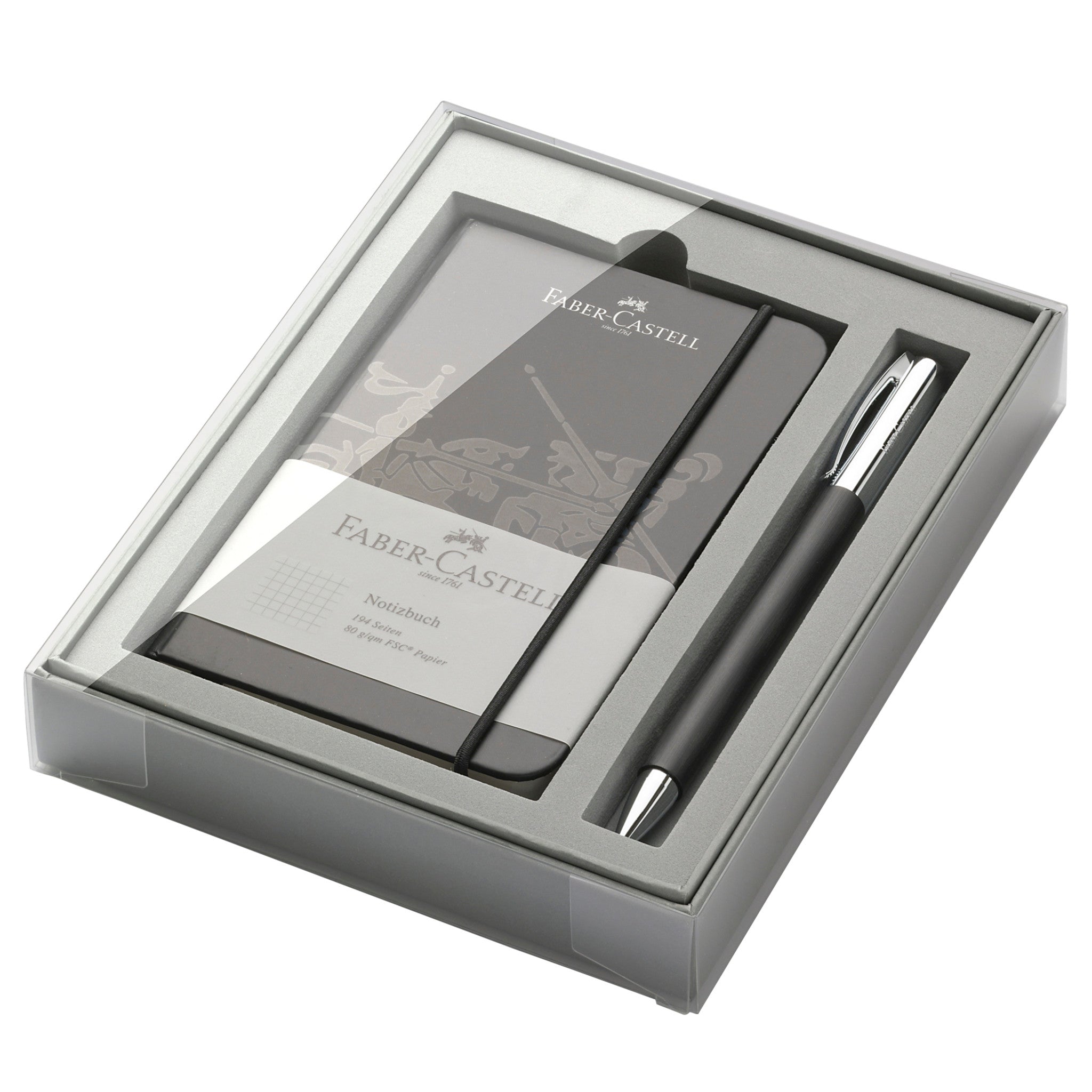 Ambition Ballpoint Pen, Black Resin Gift Set - #FC149623