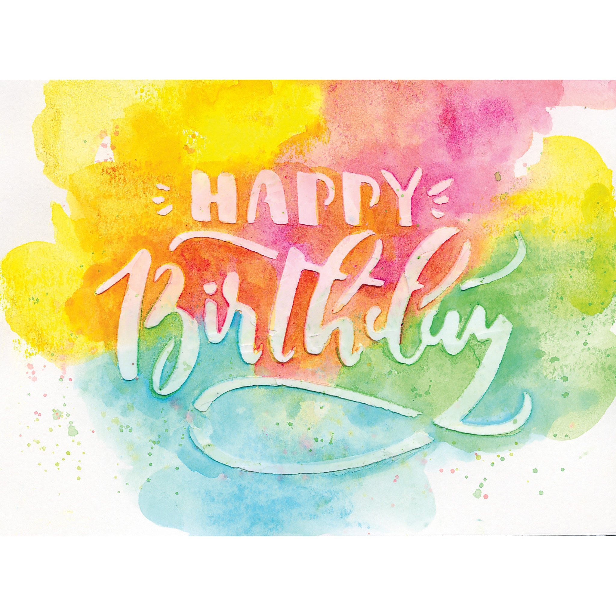 Mixed Media Stencils - Lettering II - #FC770606