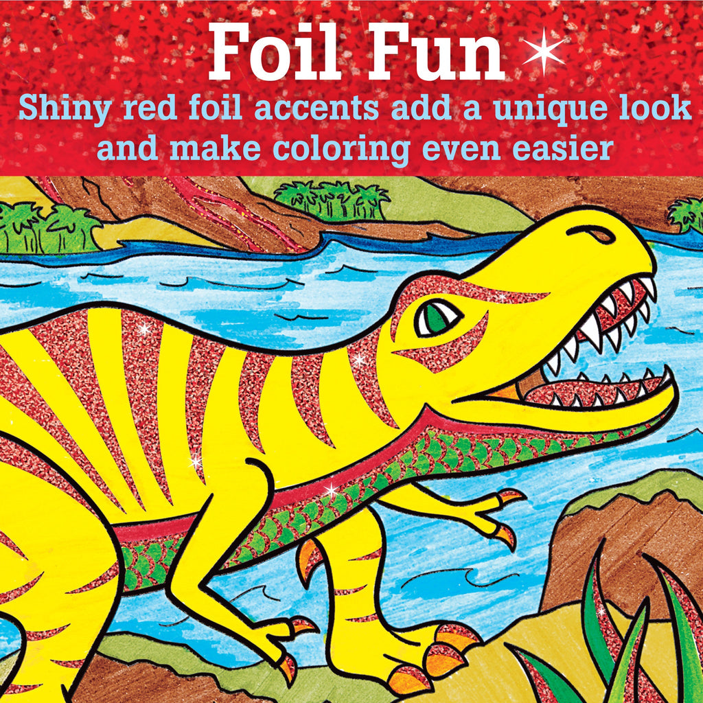 Color by Number T-Rex Foil Fun - #FC14309