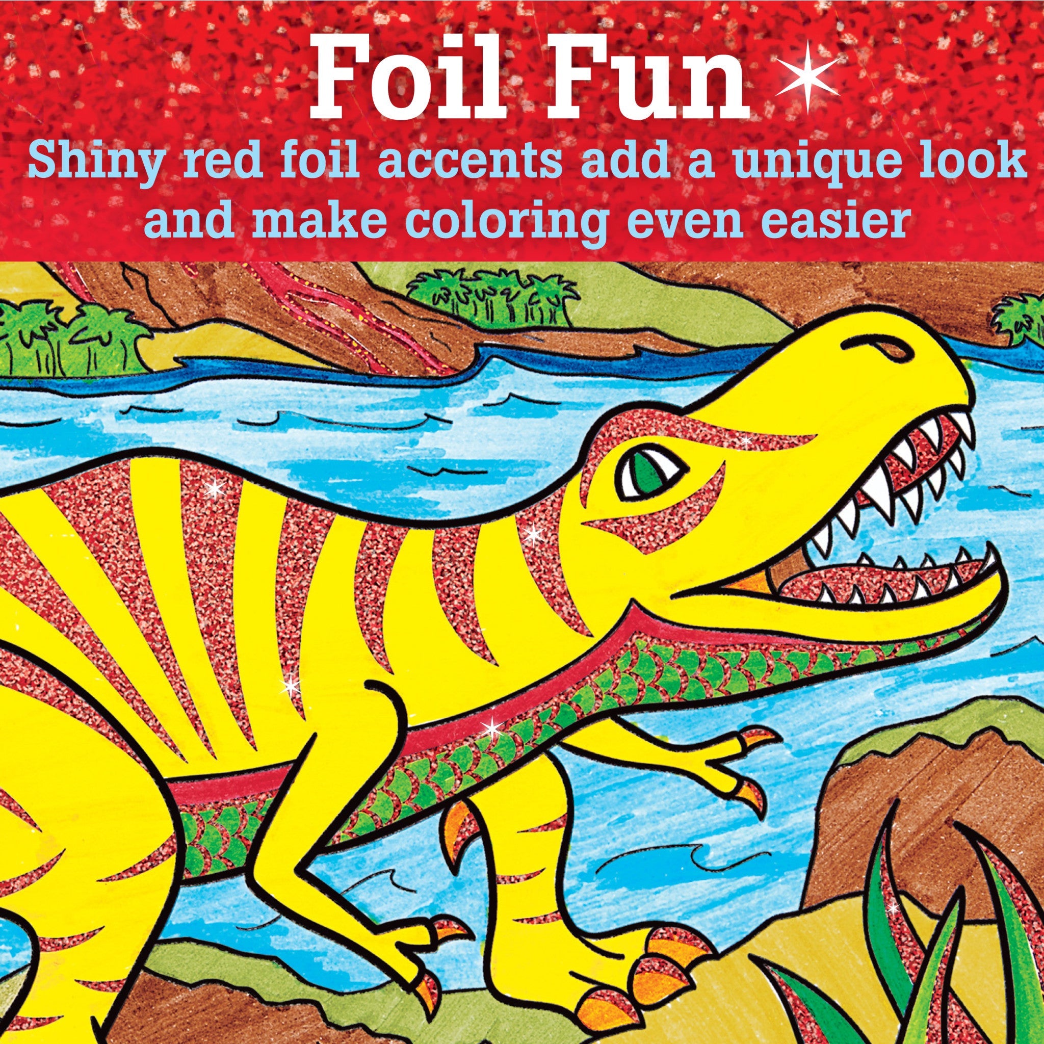 Color by Number T-Rex Foil Fun - #FC14309