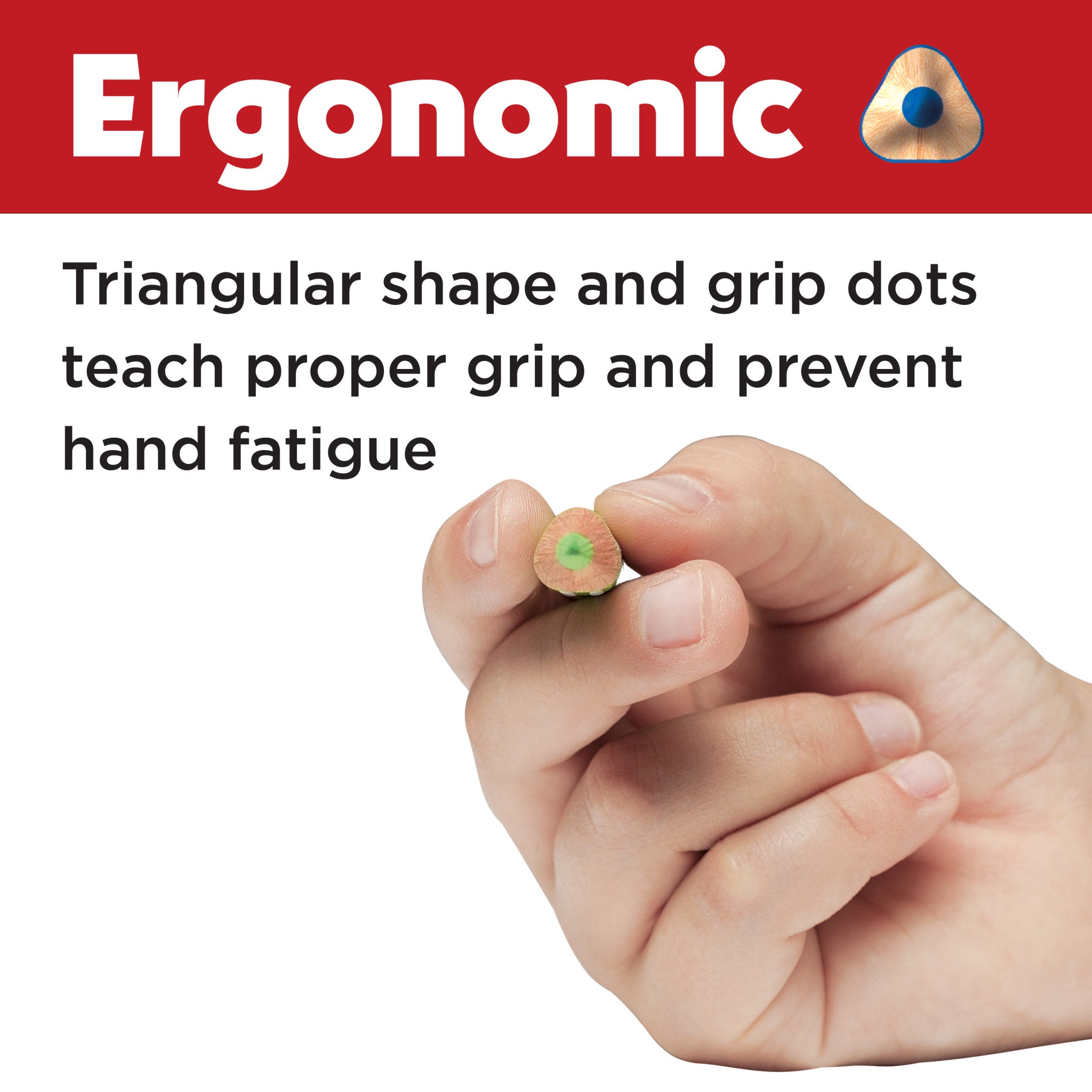 12 Grip Colored EcoPencils - #FC9121012