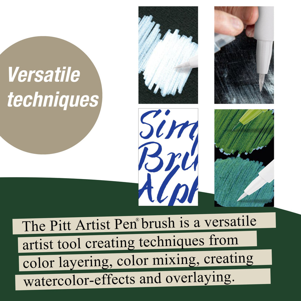 Pitt Artist Pen Brush - #101 White - #FC167401