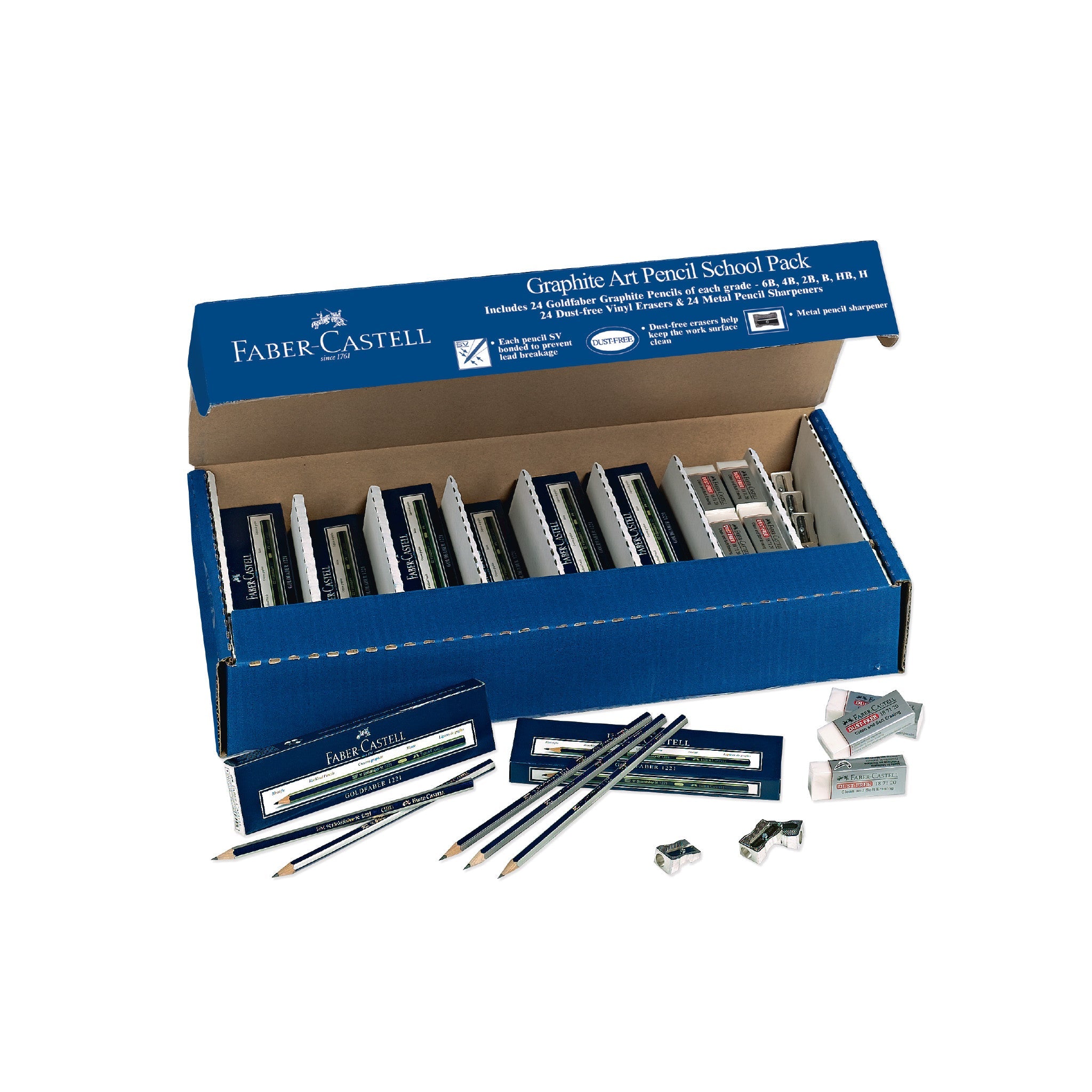 Graphite Art Pencil School Pack - #FC900000