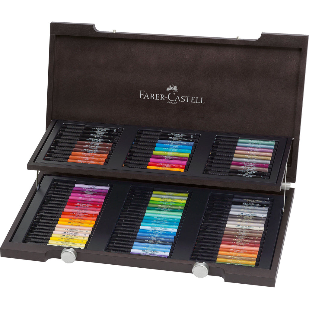 Pitt Artist Pen, Wood Case Set of 90 - #FC167400